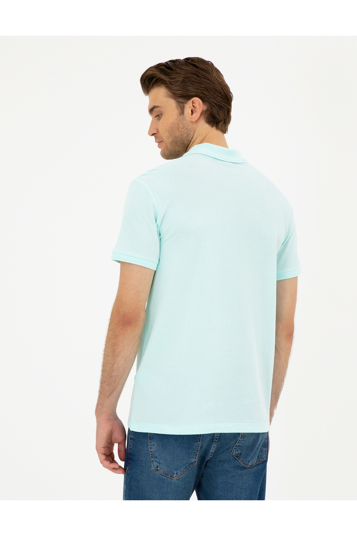 پولوشرت مردانه پیر کاردین | 50291625-VR048 Pierre Cardin - Image 5