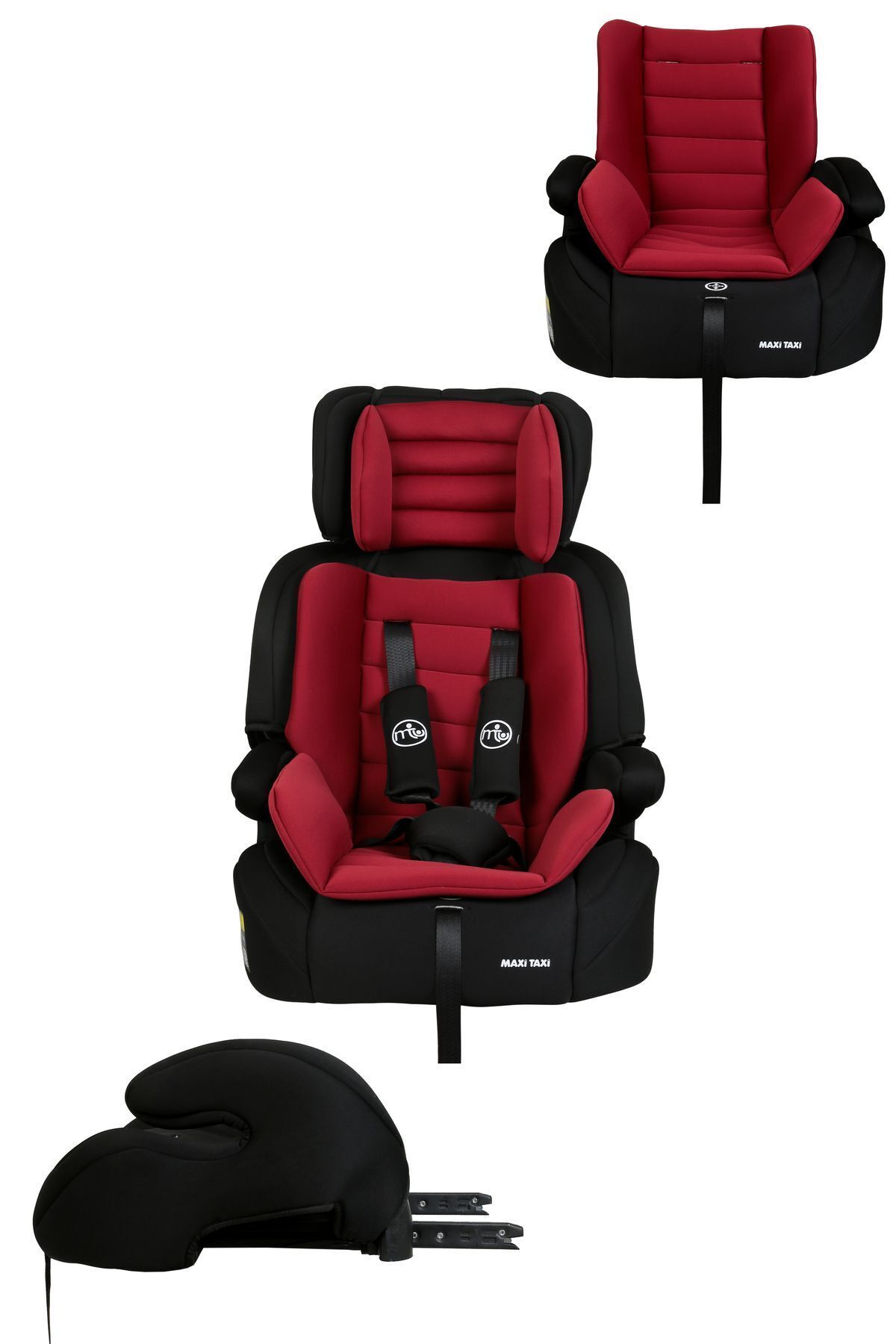 Maxi Taxi More Fix 9-36 Kg Isofix Oto Koltuğu - Bordo Siyah