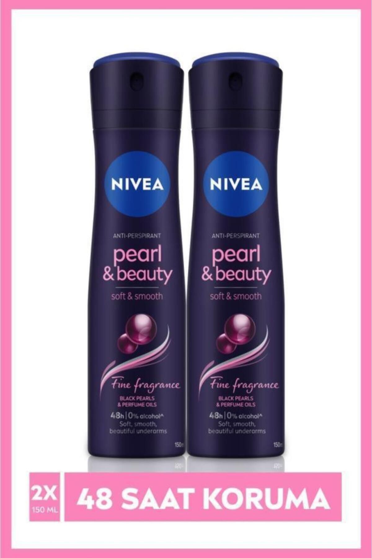 NIVEA Женский дезодорант-спрей Pearl&beauty Fine Fragrance, защита от пота, 48 часов, 150 мл