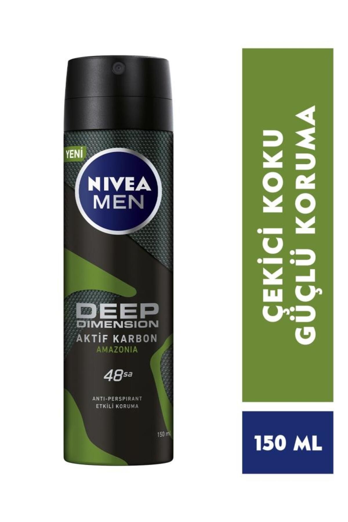 NIVEA Men Deep Dimension Amazonia Дезодорант-спрей 150 мл 119844