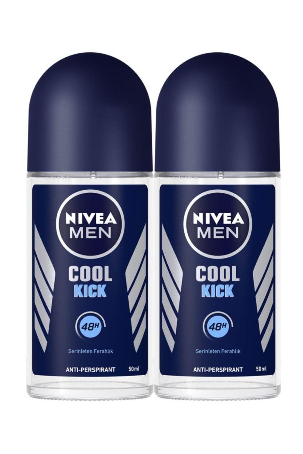 NIVEA Men Cool Kick Мужской дезодорант шариковый, 50 мл НАБОР из 2.NVE.250 шт.