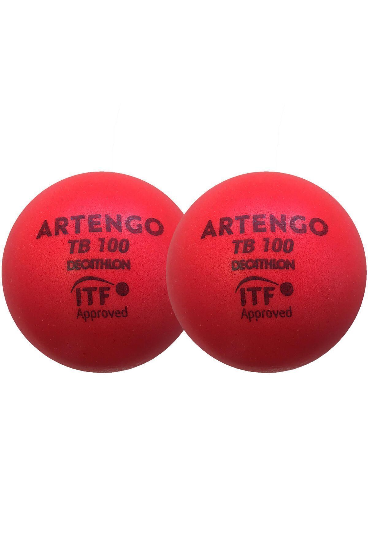 Теннисный мяч Decathlon Artengo Sponge, 9 см, 2 шт., красный, Tb100 305633