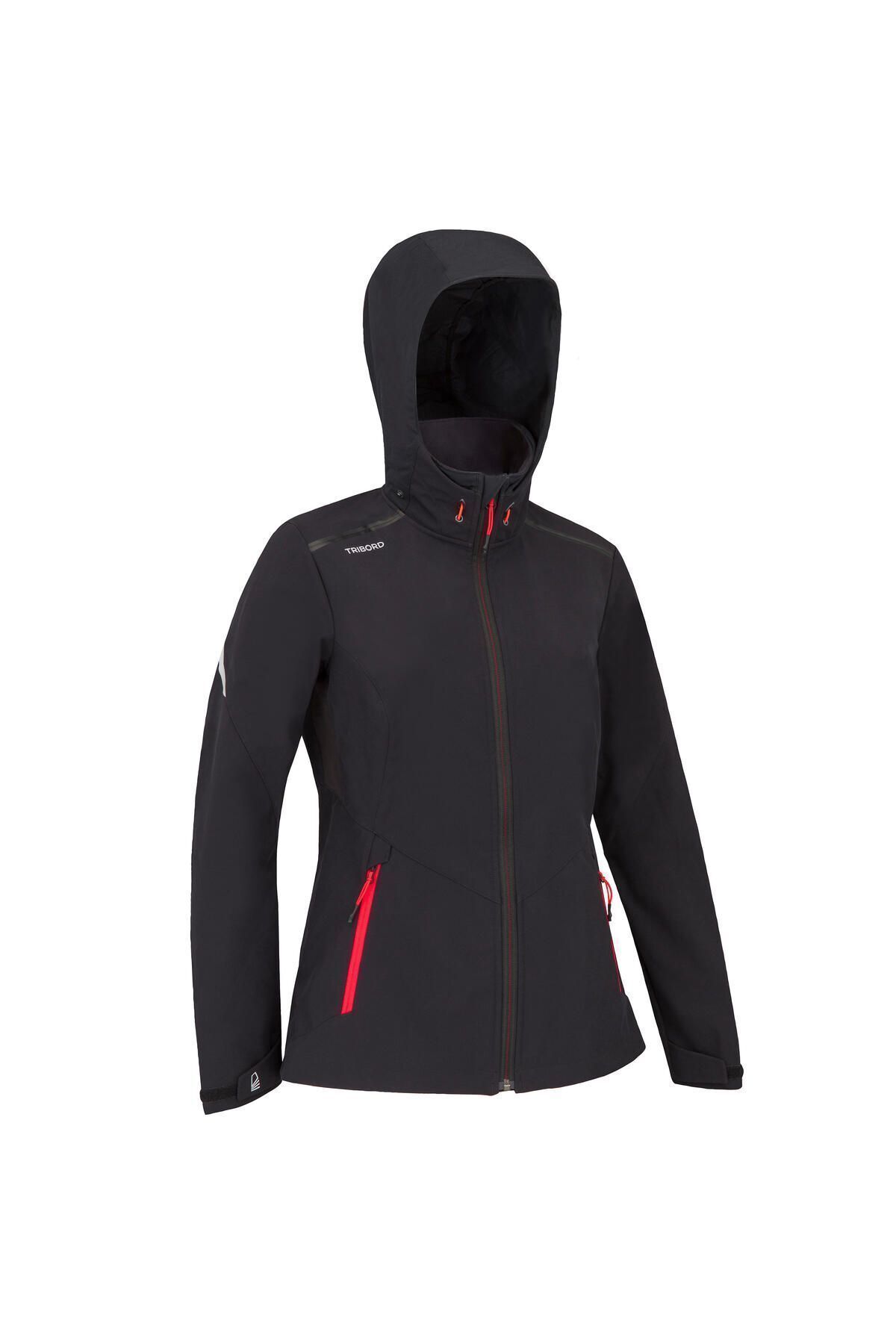 Женская парусная куртка Decathlon Softshell - Черный - Парусный спорт 900 308644