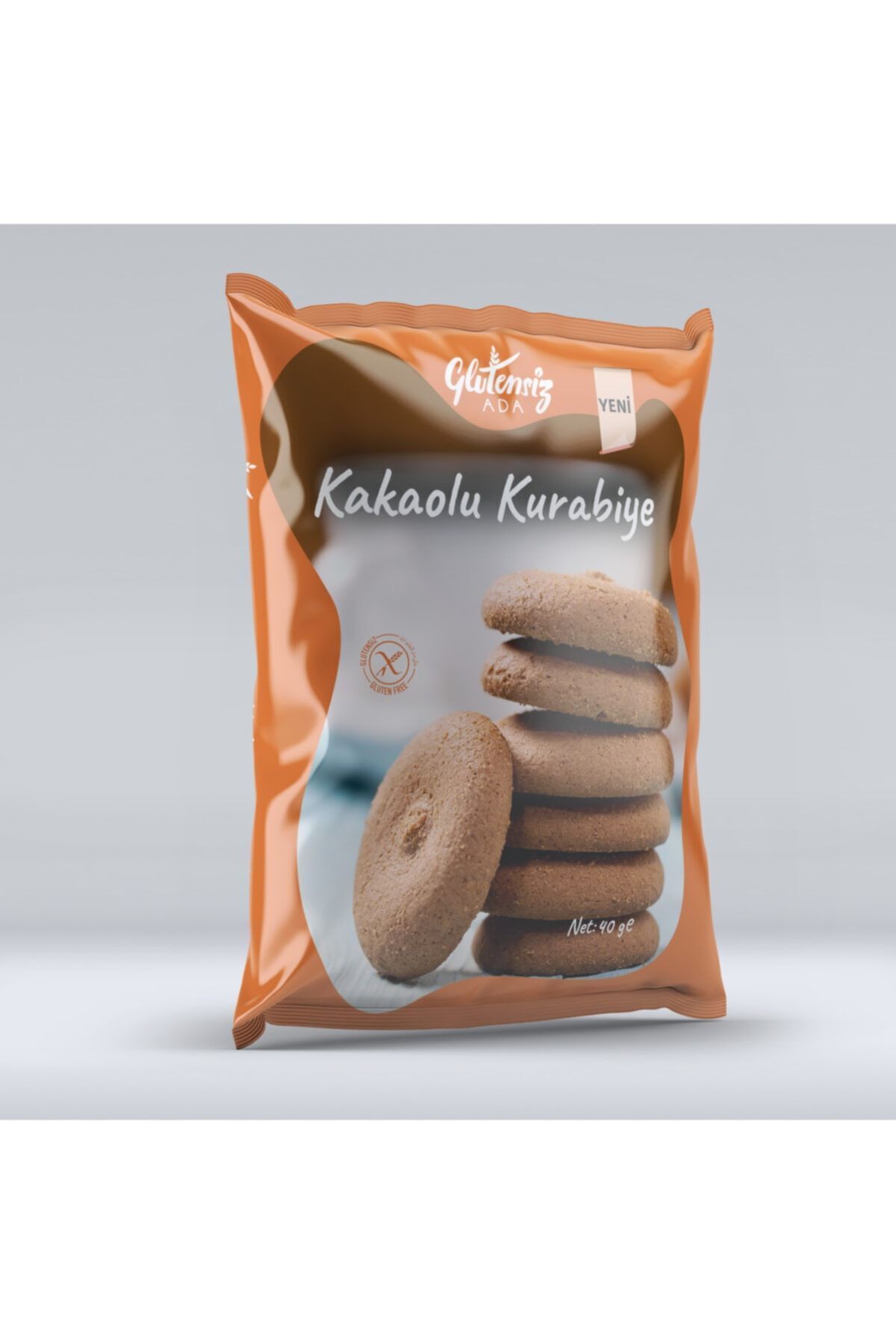 Glutensiz Ada-40 جرام كوكيز الكاكاو 1