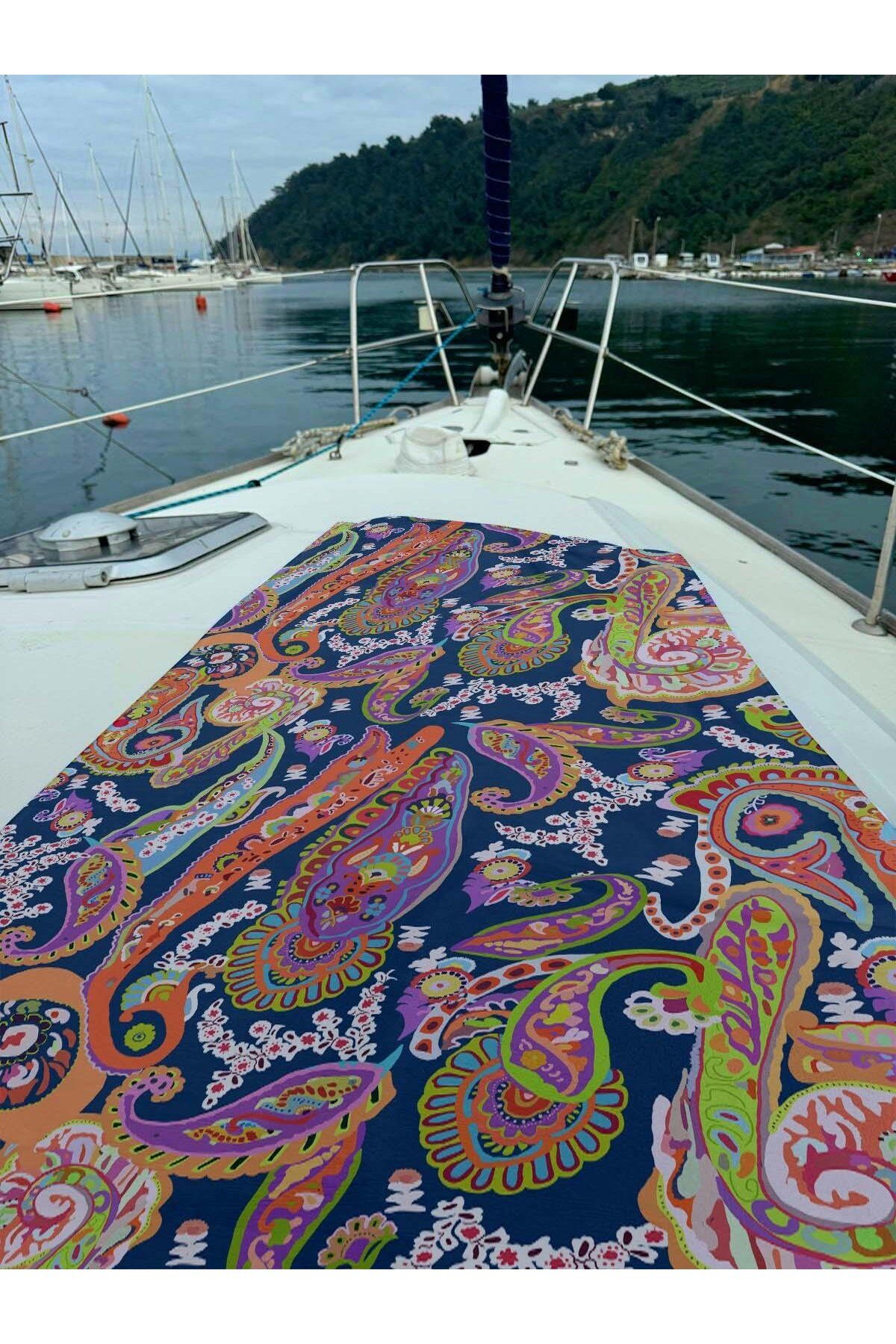 C&City C12022-1 Model Ręcznik Plażowy Z Nadrukiem Cyfrowym - K-85 Unisex - 70 x 150
