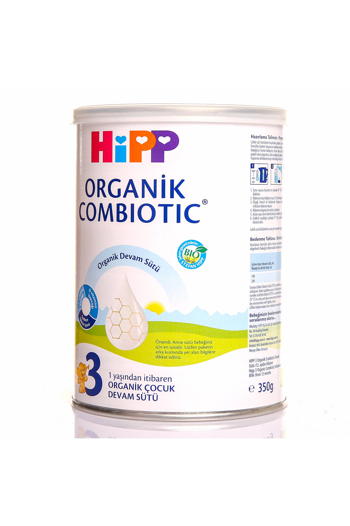 Hipp 3 Organik Combiotic Devam Sütü 350 gr 1+ Yaş NO COLOR 3 fotoğrafı 5 (önizleme)