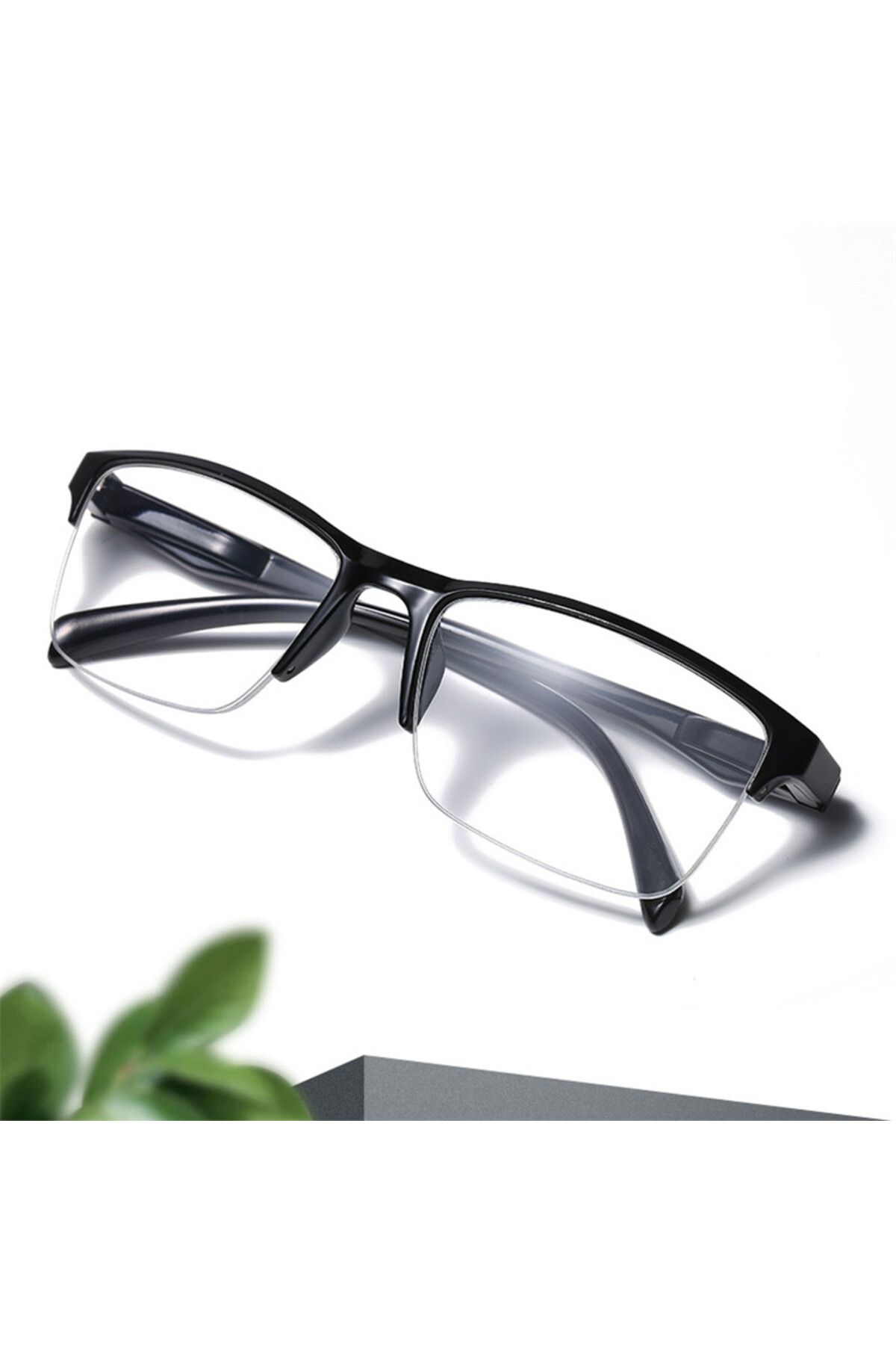 Choice-Square Reading Glasses Ultralight Half Frame Presbyopic Eyeglasses Men Women +0.25 0.5 0.75 1 1.2... 1