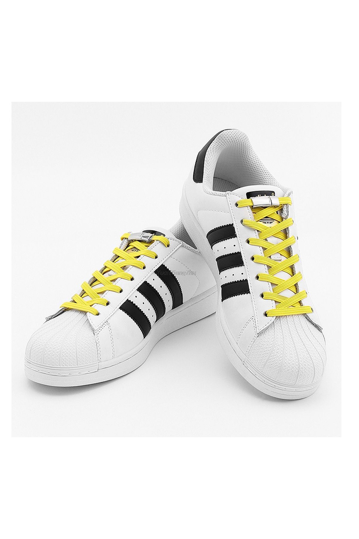 AiryFooT-White Elastic Laces - 100 Cm Magnetic Shoelaces 6