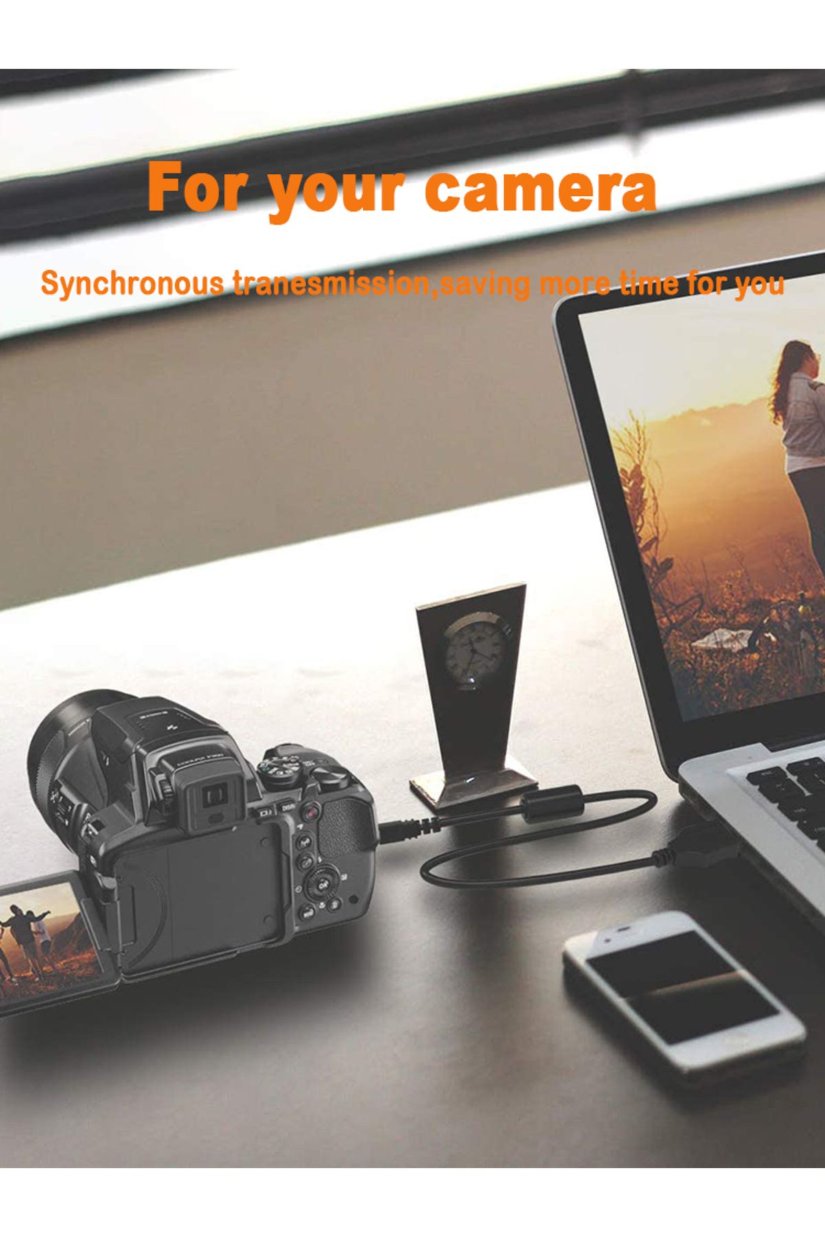 Choice-كابل بيانات USB بطول 1.5 متر Uc-e17 E16 E6 E23 لكاميرا Nikon 1 S1 V1 D3200 D3300 D5000 D5100 D5200 D5300 D5500 D7 7