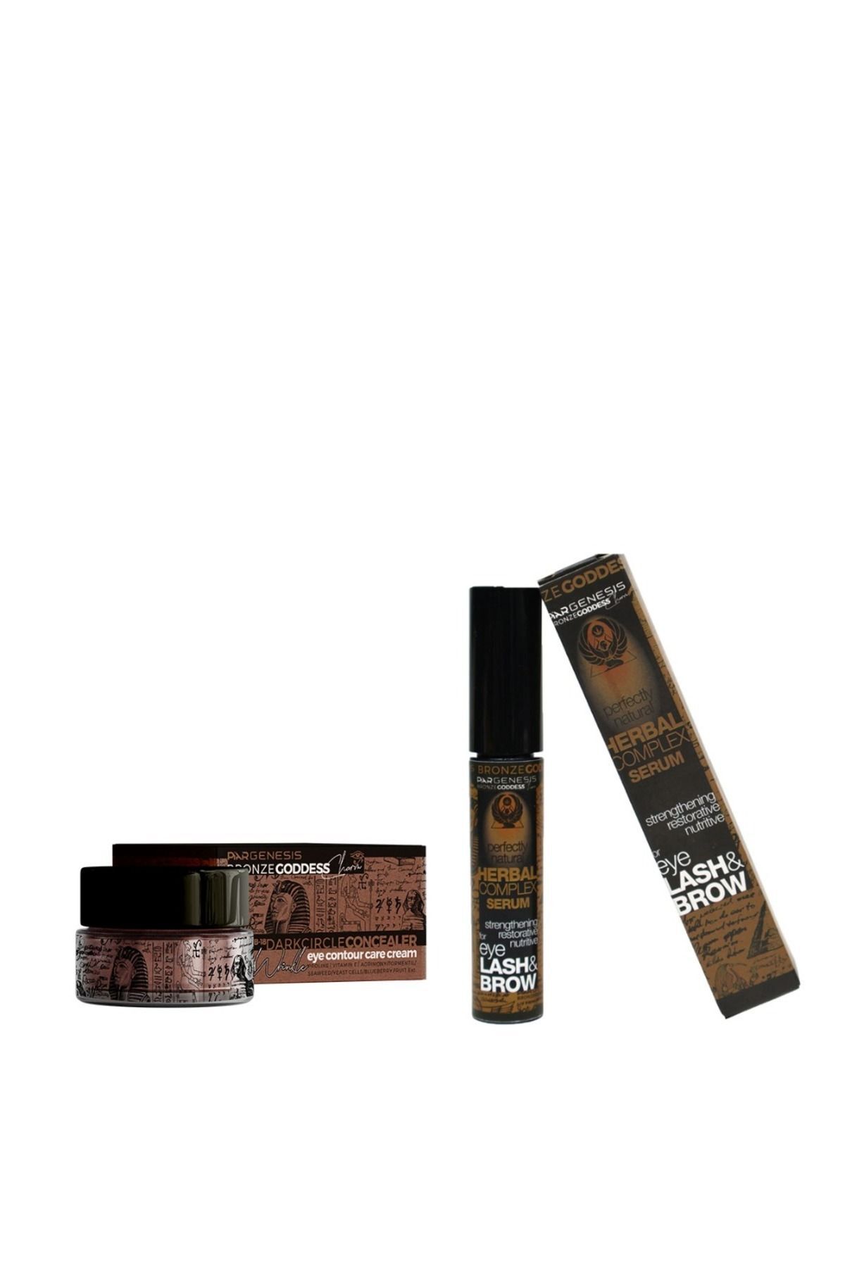 Koyu Halka Kapatıcı Göz Çevresi Bakım Kremi 15 Ml+Bronze Goddess Charm KAŞ&KİRPİK SERUMU -10ml — 8699691130931