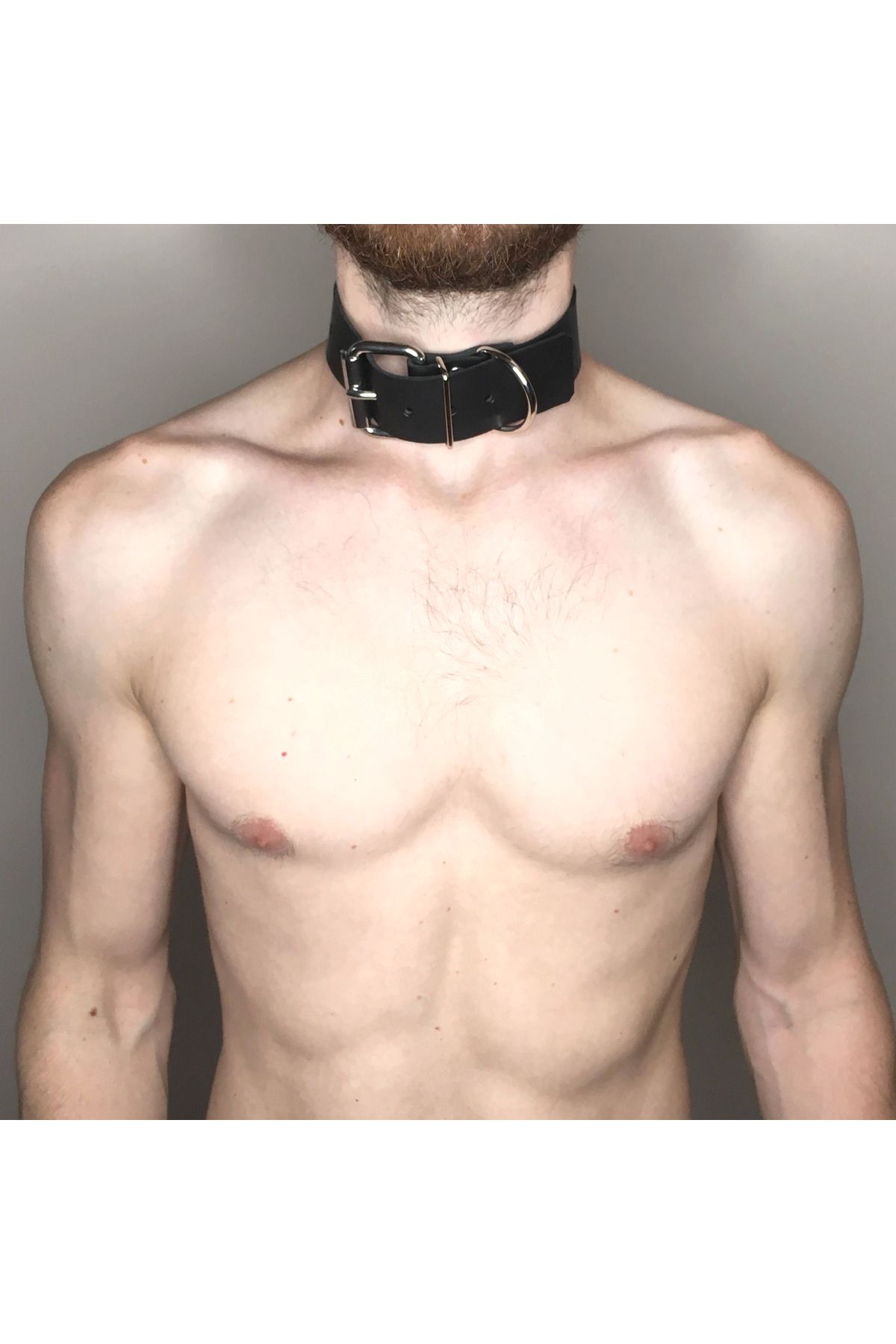 Choice-Harajuku Gothic Punk Bdsm Collar Choker Neck Arm Bondage Pu Leather Belts For Men Gay Erotic Sexu... 4