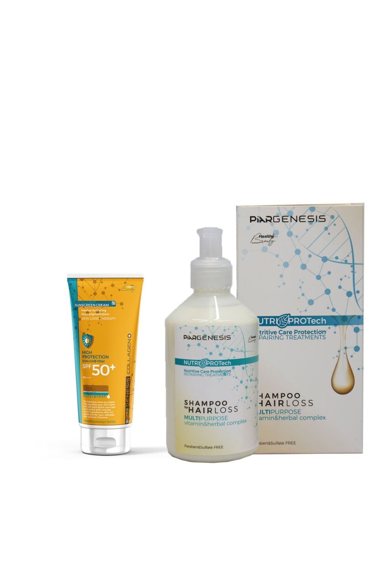 Ton Eşitleyici Renkli Yüz Güneş Kremi 40 ml+ Dökülme Karşıtı Şampuan 250 Ml — 8699691130908