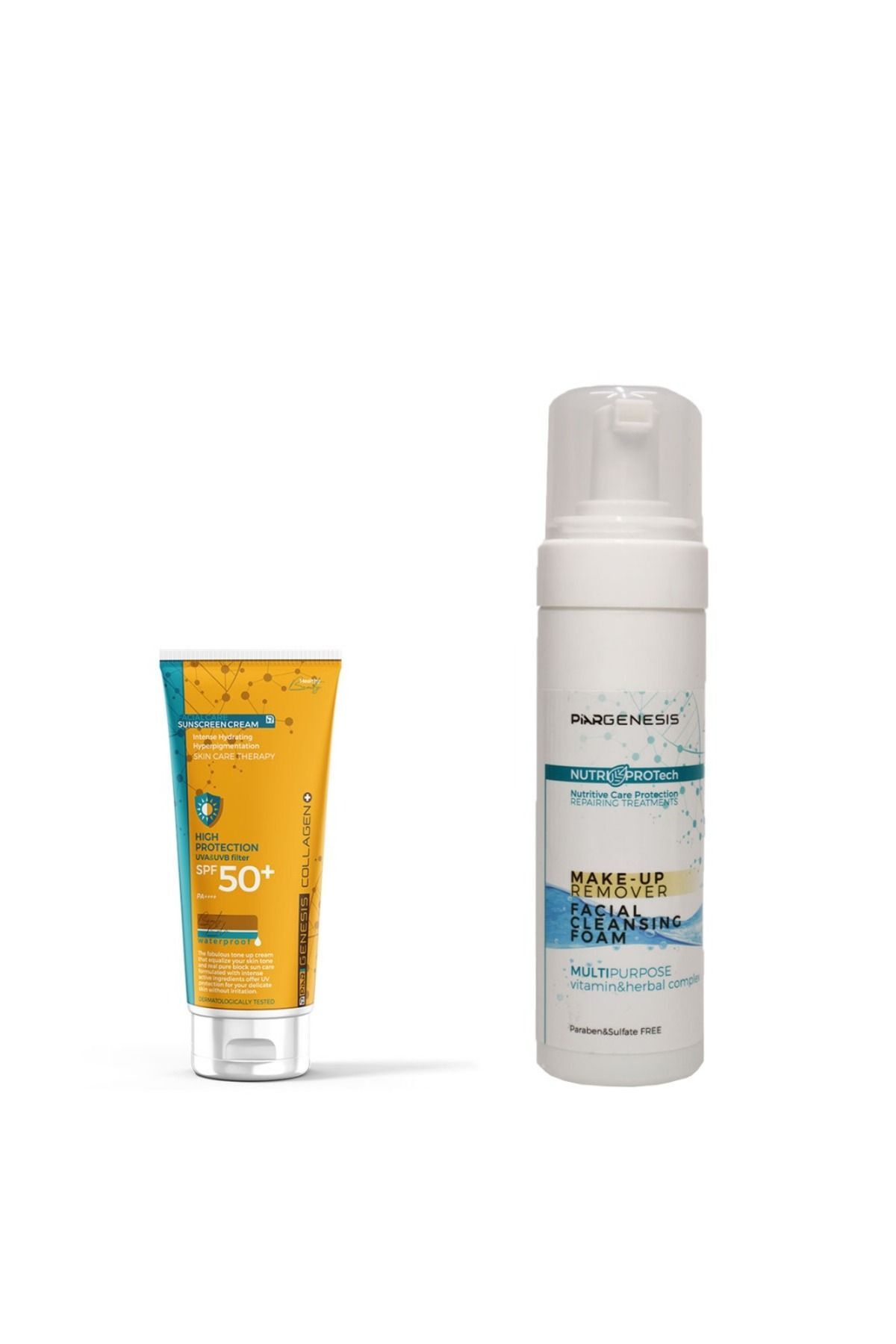 Ton Eşitleyici Renkli Yüz Güneş Kremi 40 ml+Yüz Temizleme Köpüğü 150 ml — 8699691130906
