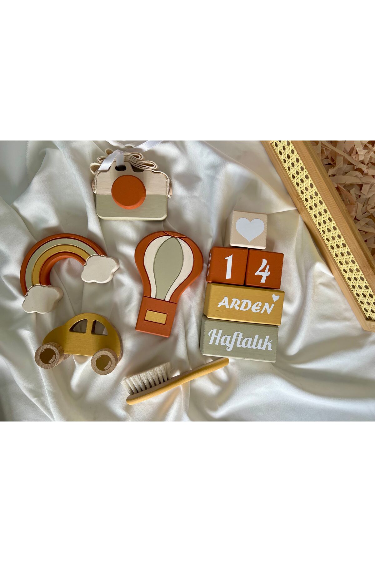 Objeli tam set bebek çekim Oda dekorasyonu