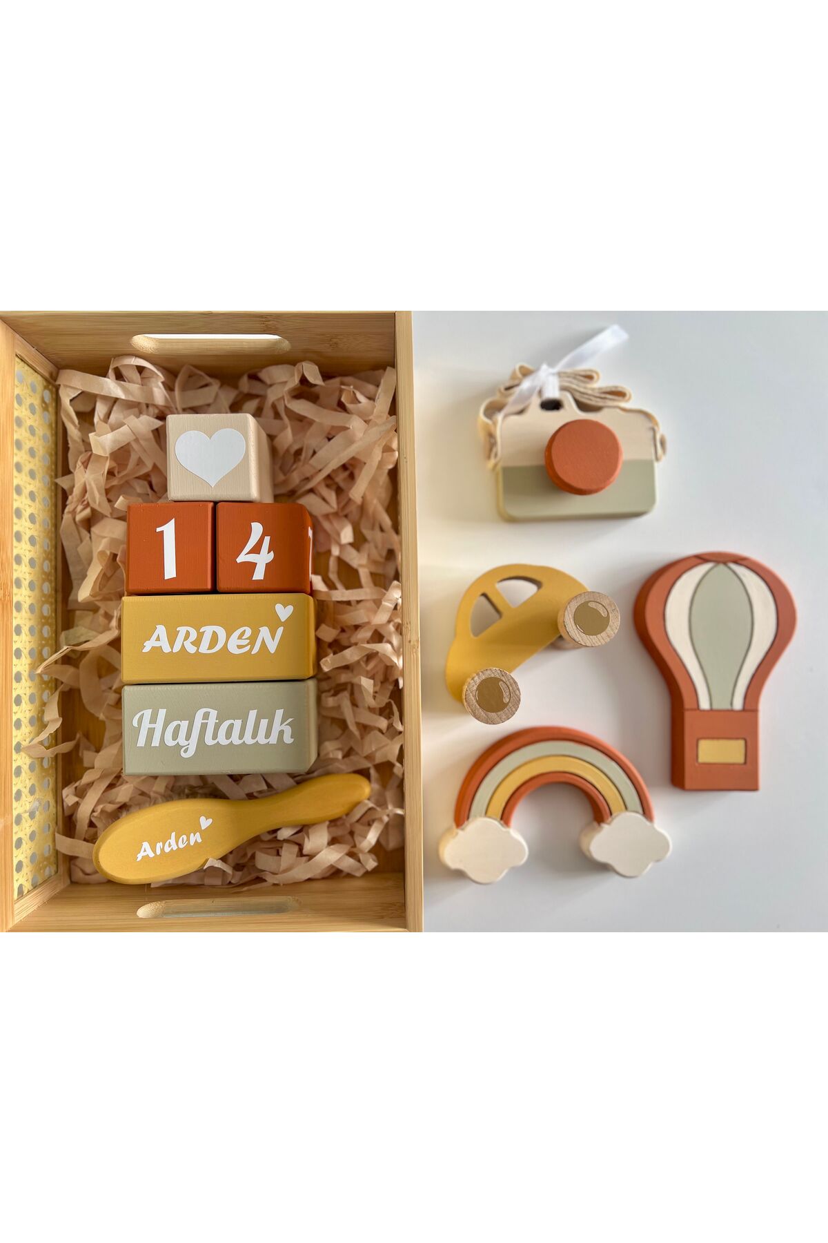 Objeli tam set bebek çekim Oda dekorasyonu