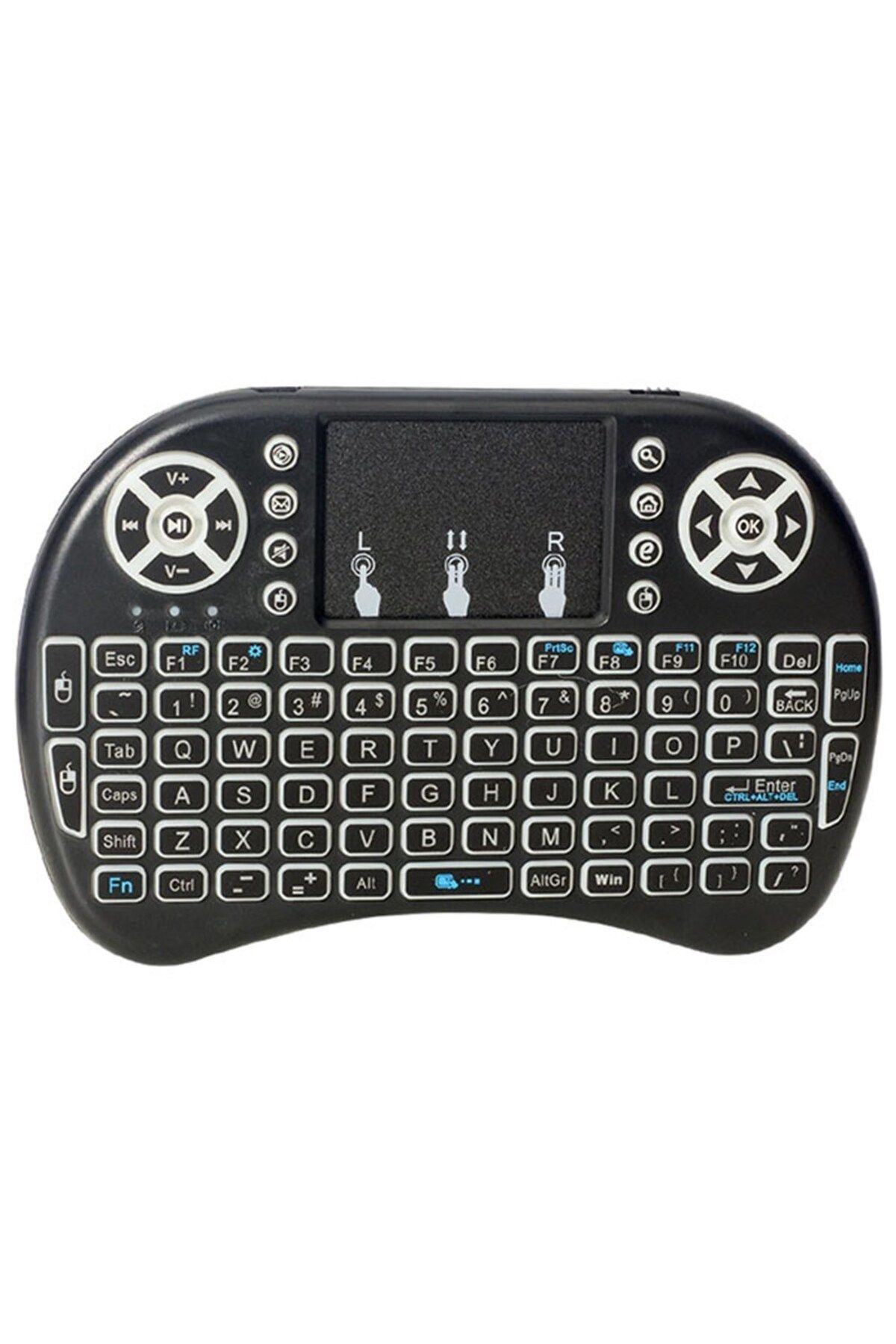 Store Akıllı Tahta Kablosuz Şarjlı Mini Klavye Dokunmatik Mouse