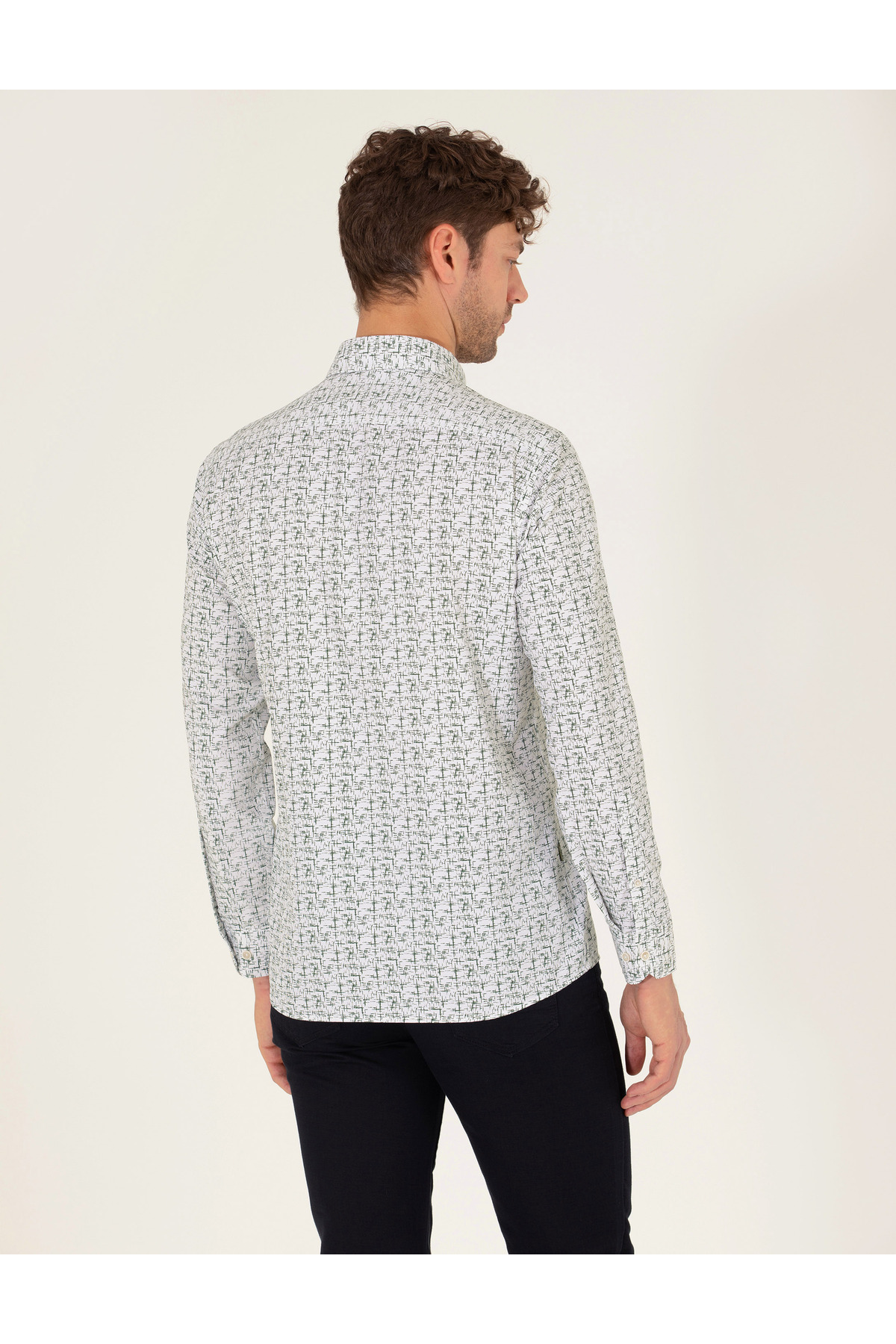 پیراهن مردانه پیر کاردین | 50272323-VR027 Pierre Cardin - Image 5