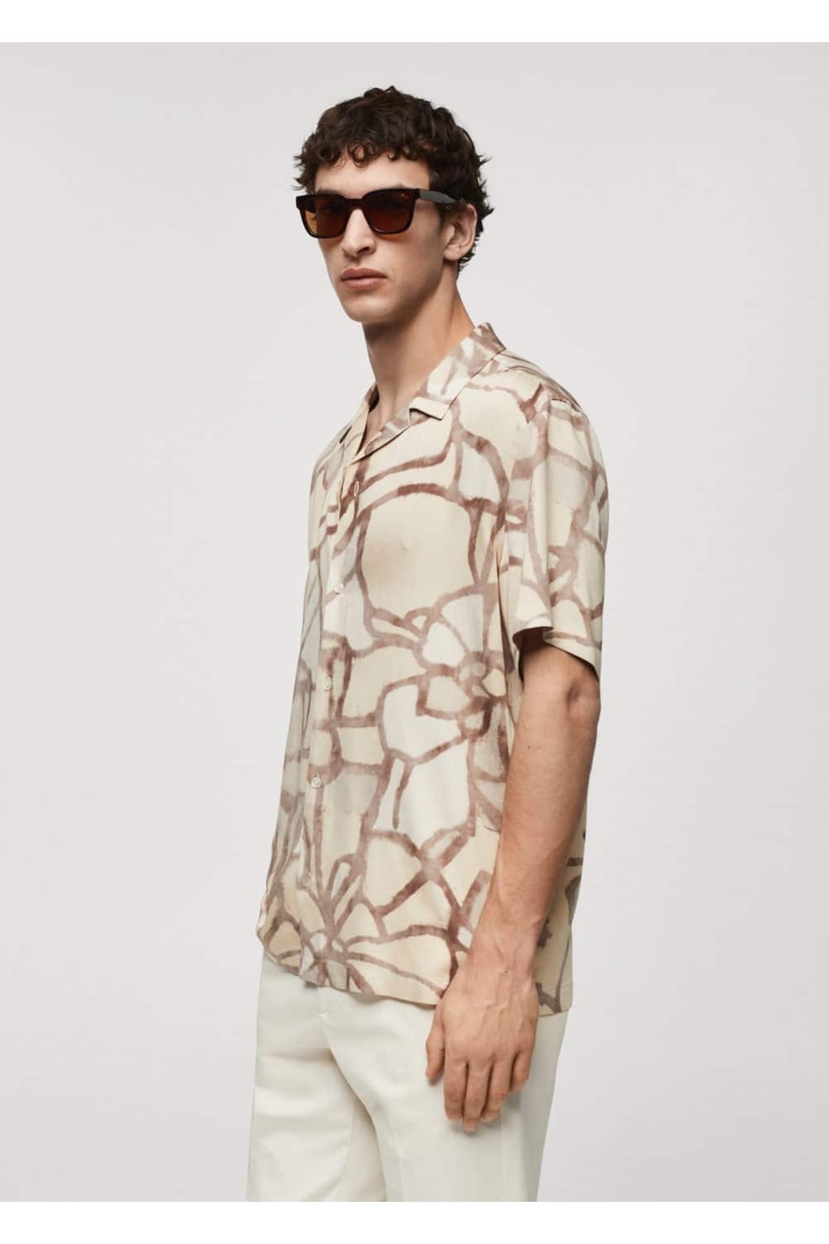 پیراهن مردانه مانگو | 67066313 MANGO Man - Image 7