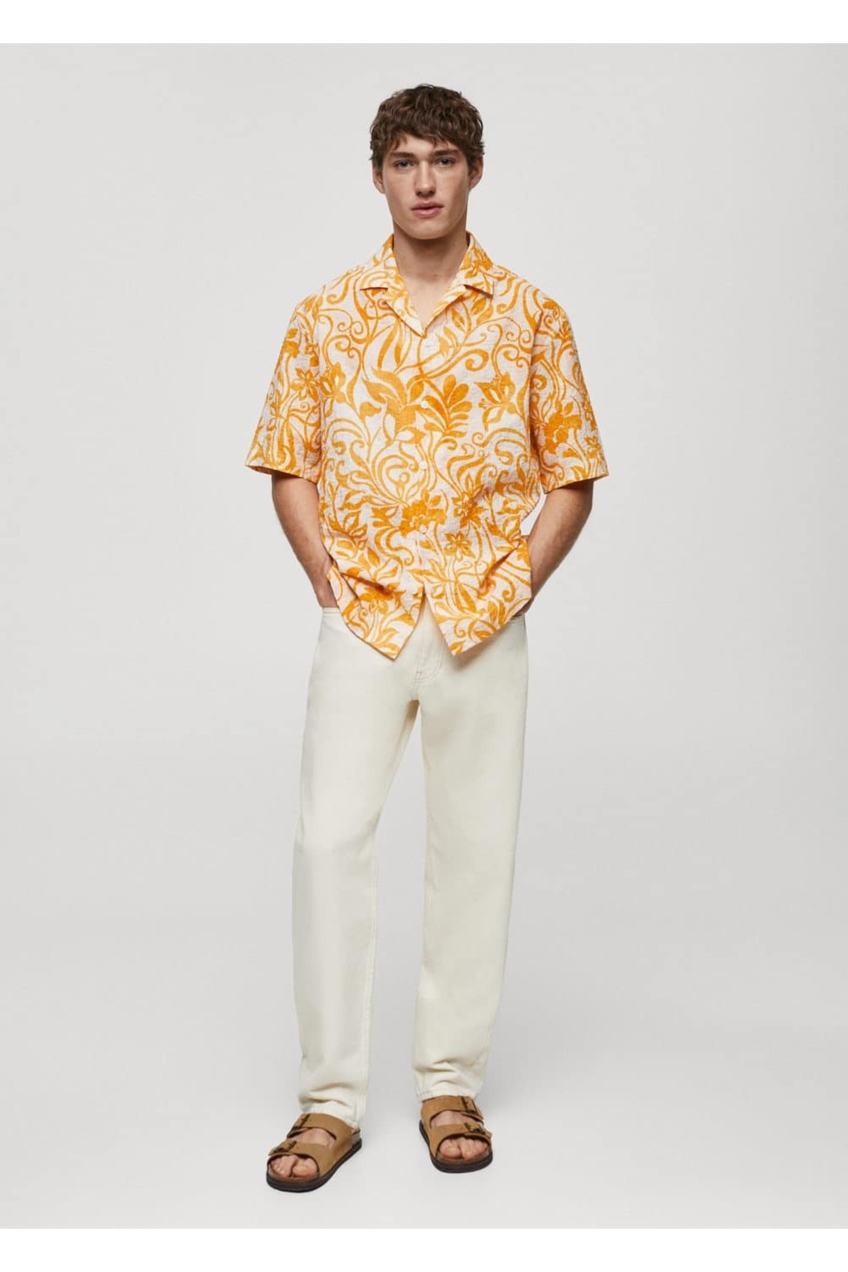 پیراهن مردانه مانگو | 67027708 MANGO Man - Image 2