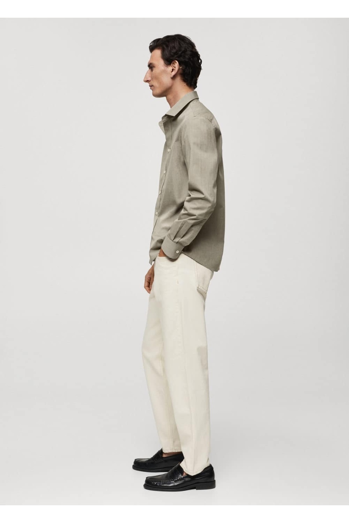 پیراهن مردانه مانگو | 67044446 MANGO Man - Image 8