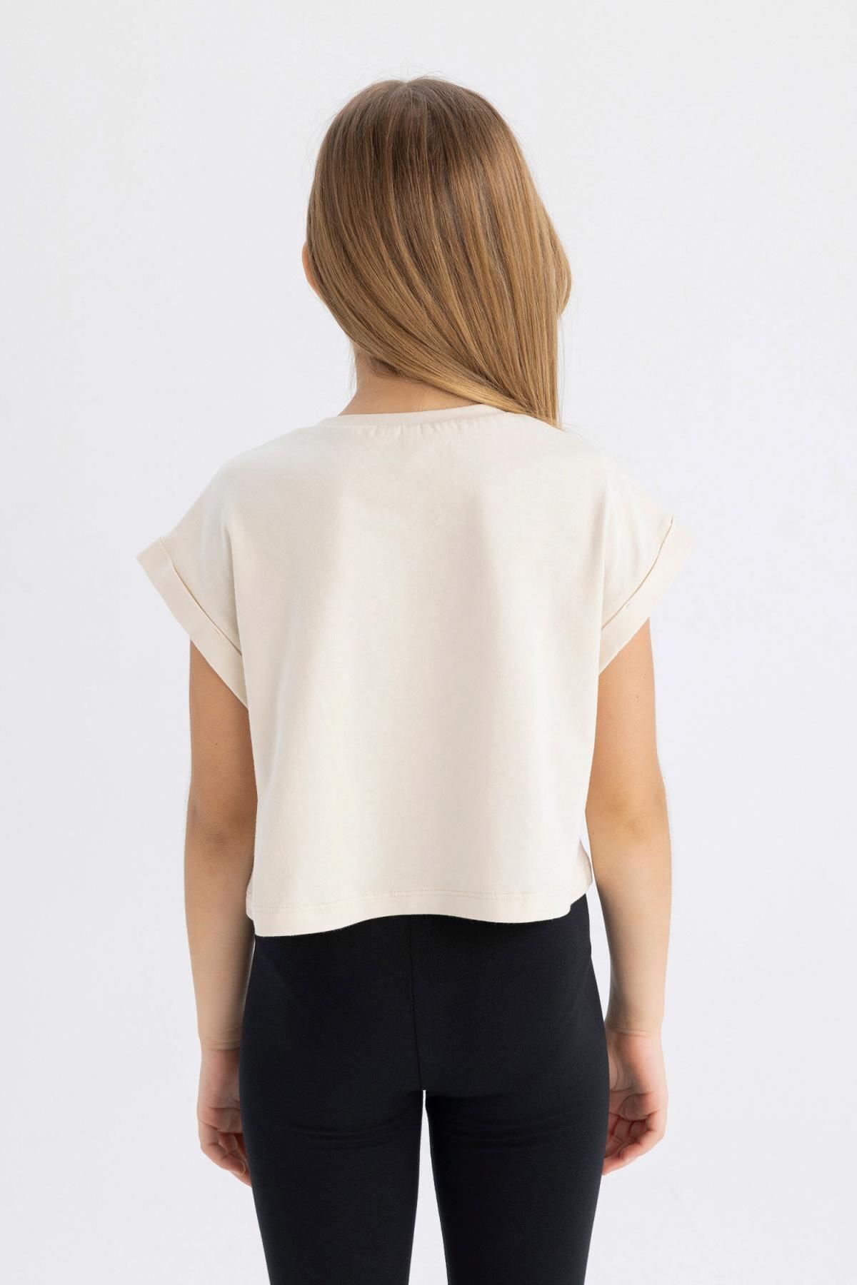 تی شرت دخترانه دفاکتو | C6040A824SM Defacto - Image 6