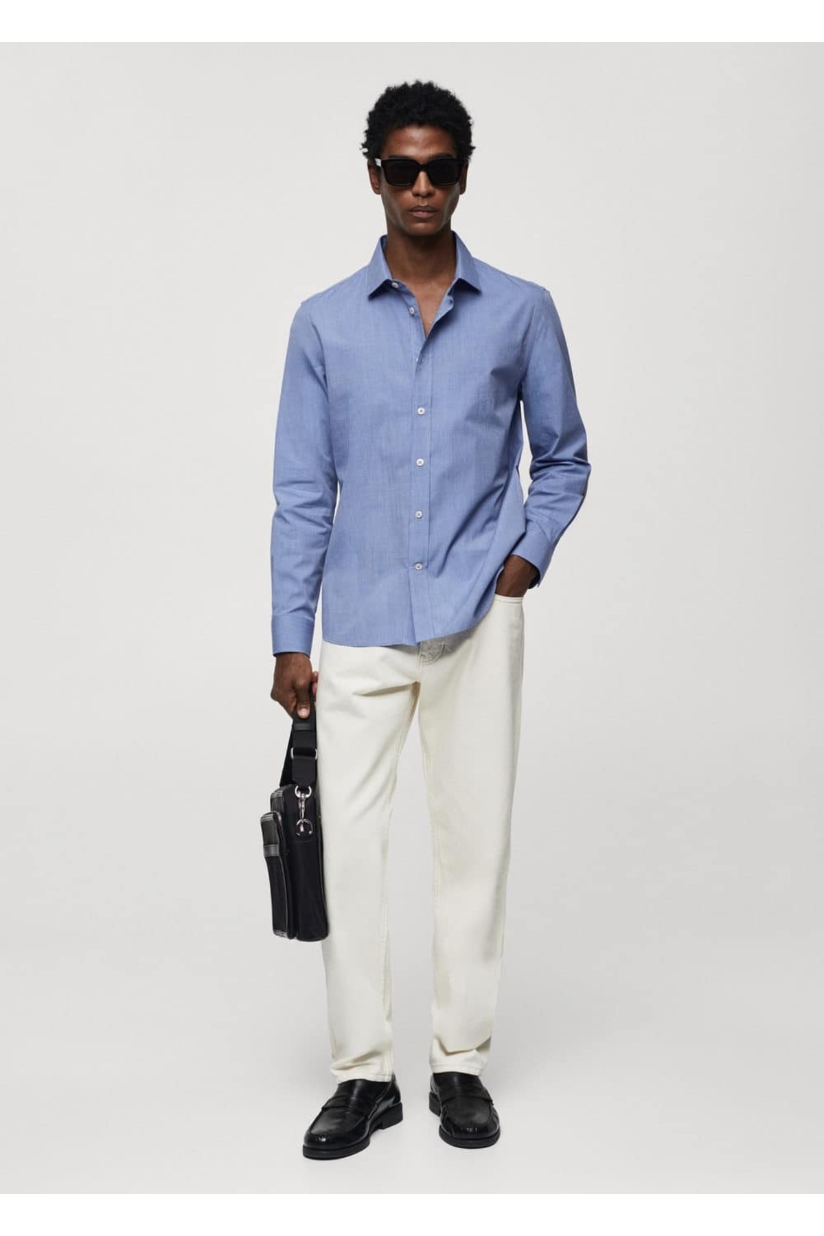 پیراهن مردانه مانگو | 67044446 MANGO Man - Image 2