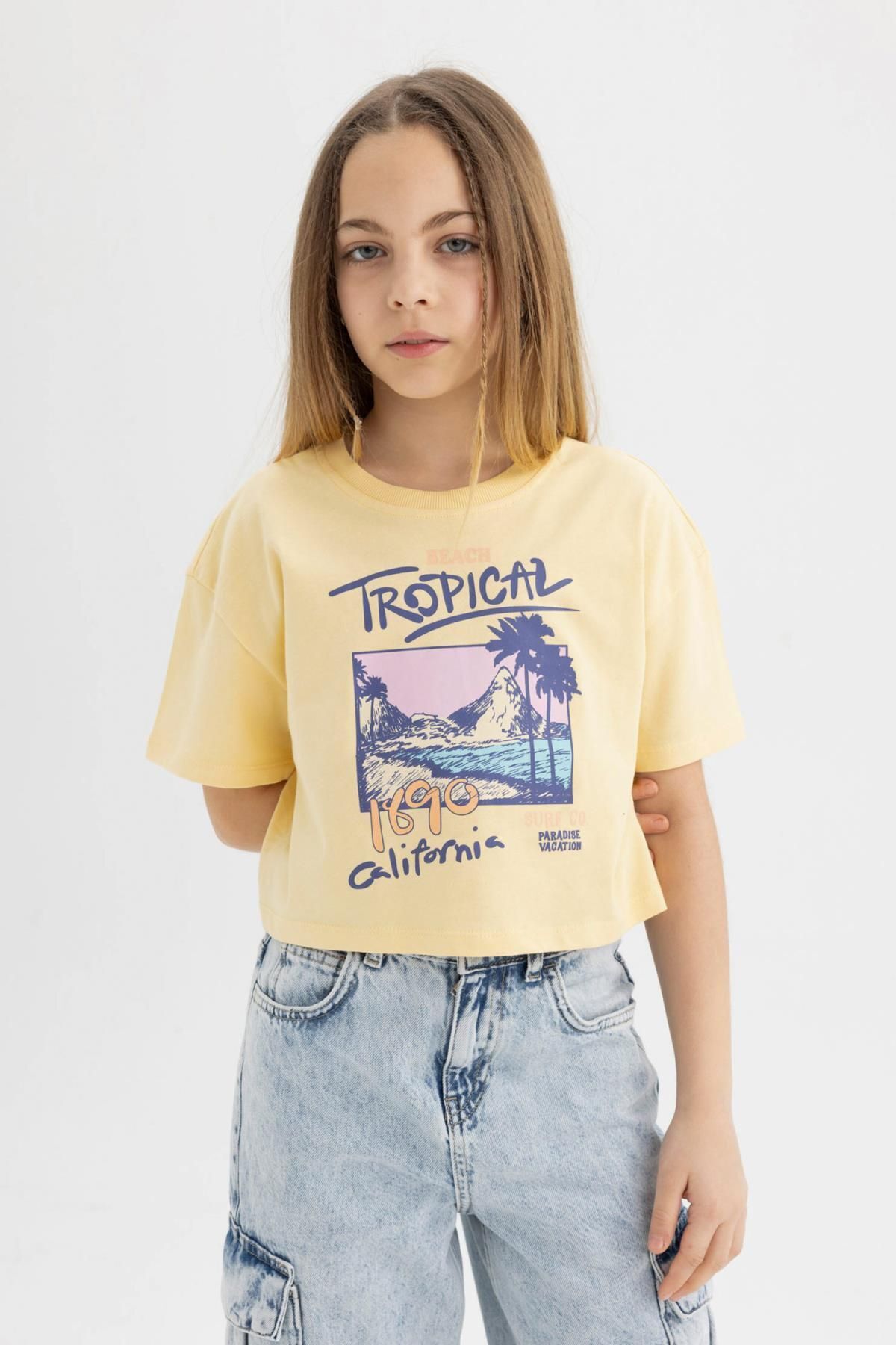 تی شرت دخترانه دفاکتو | B5171A824HS Defacto - Image 3