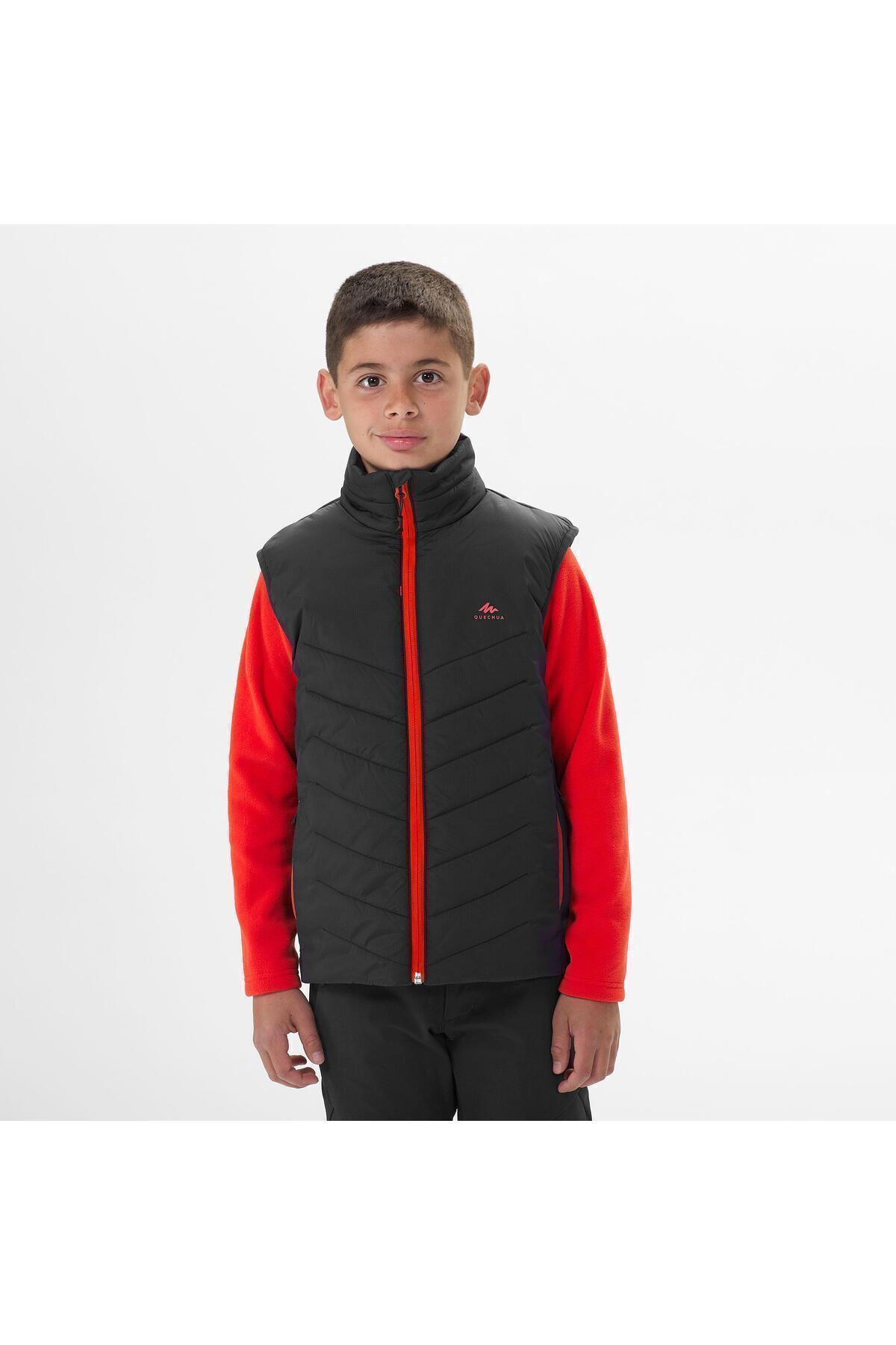 Decathlon Quechua Çocuk Outdoor Hibrit Şişme Yelek - 7/15 Yaş - Siyah TYC00778850706