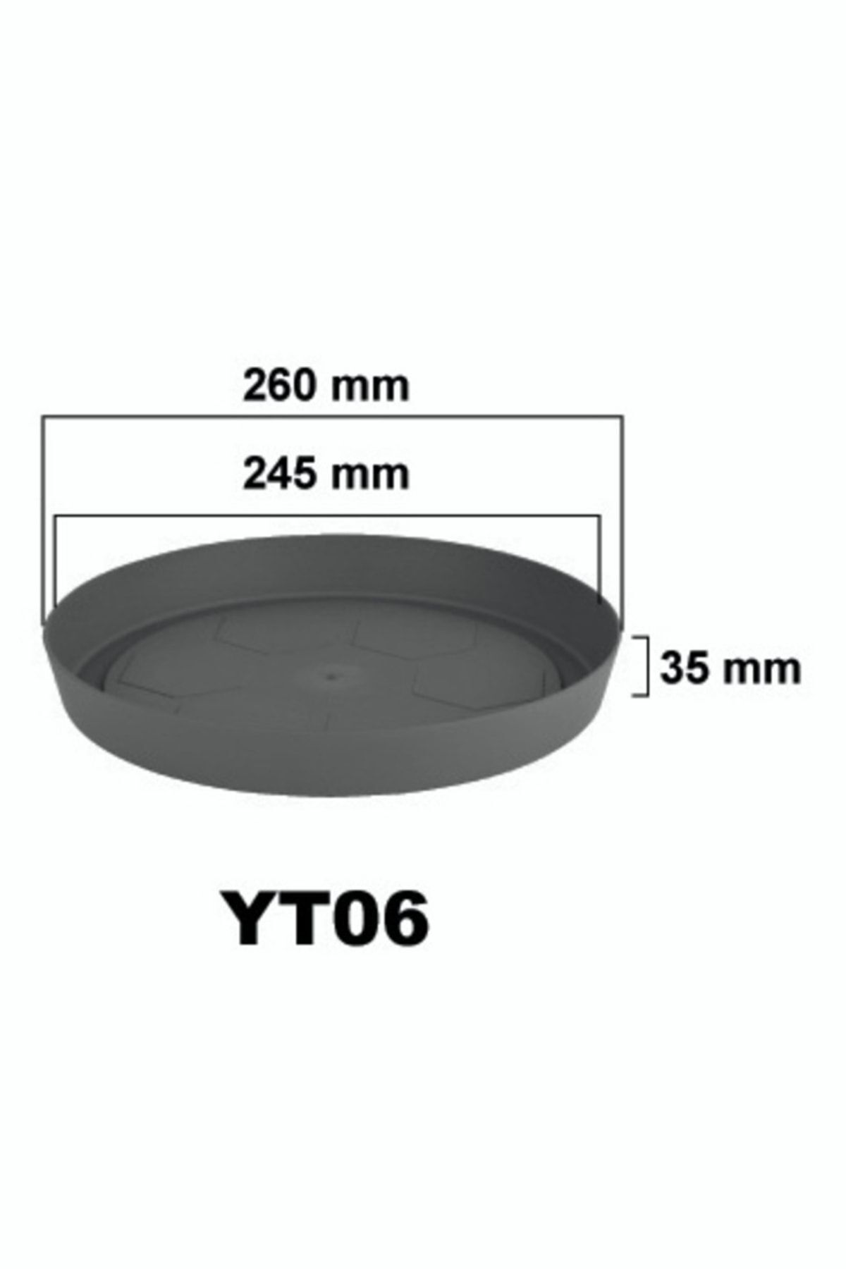 Nergiz Saksı Tabağı Yt06 2