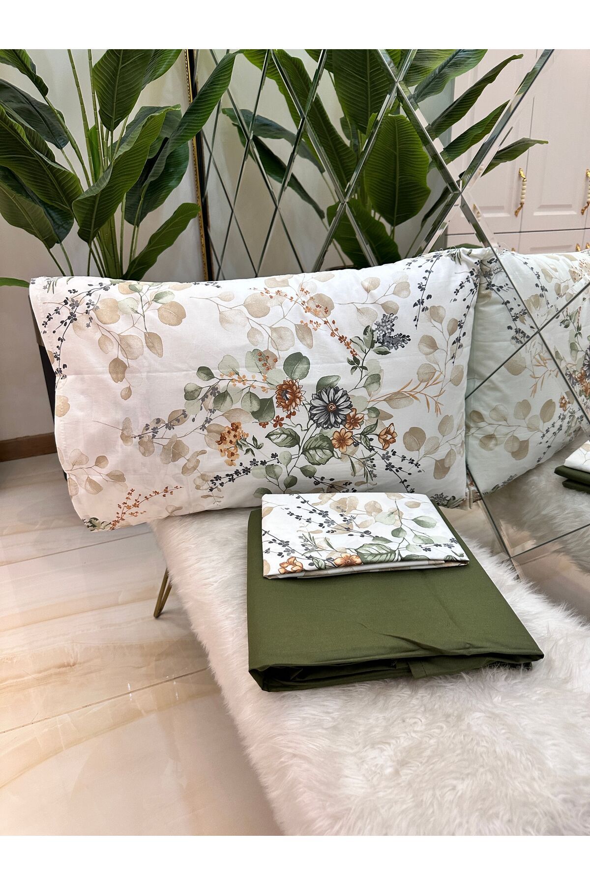 micoton-Double 100% Cotton Sheet Pillow Set - Non-Elastic 3