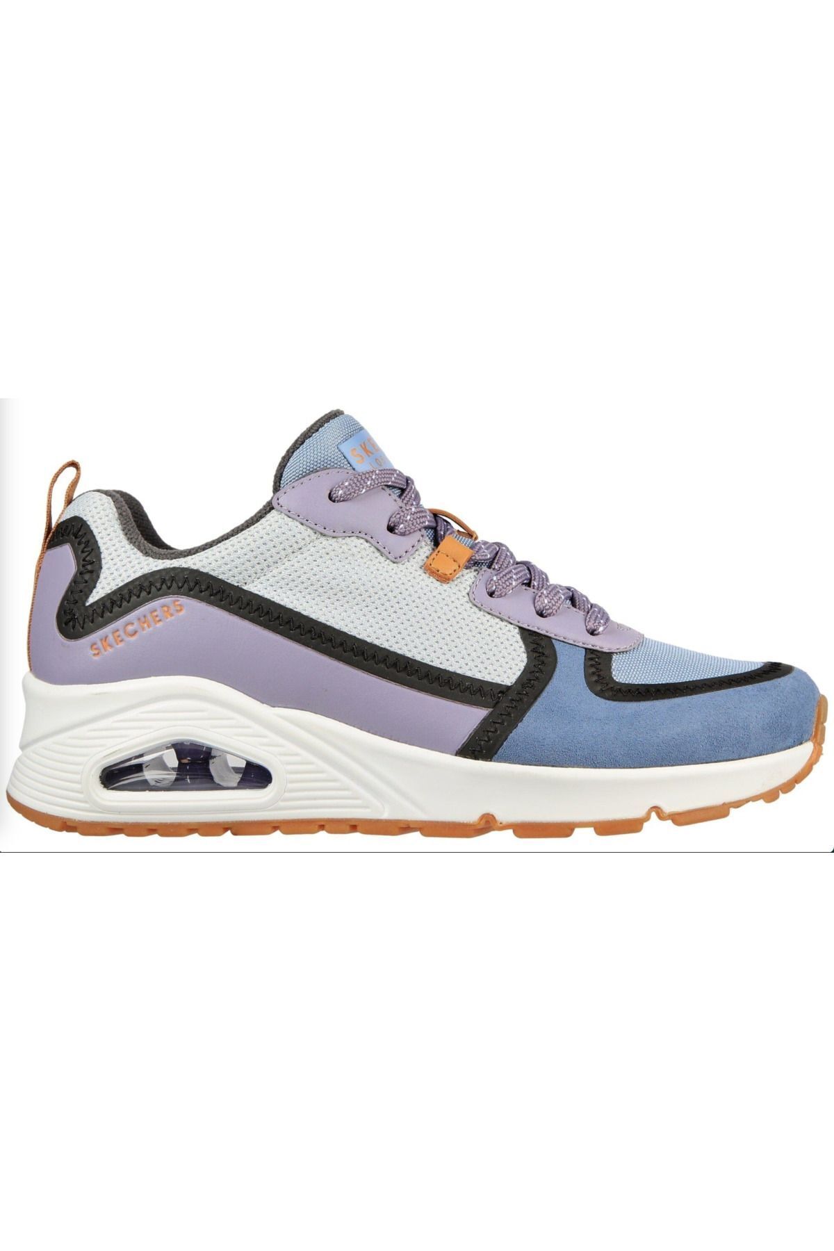 اسنیکر آبی زنانه کفش های ورزشی Uno Layover 155356 BLP Skechers