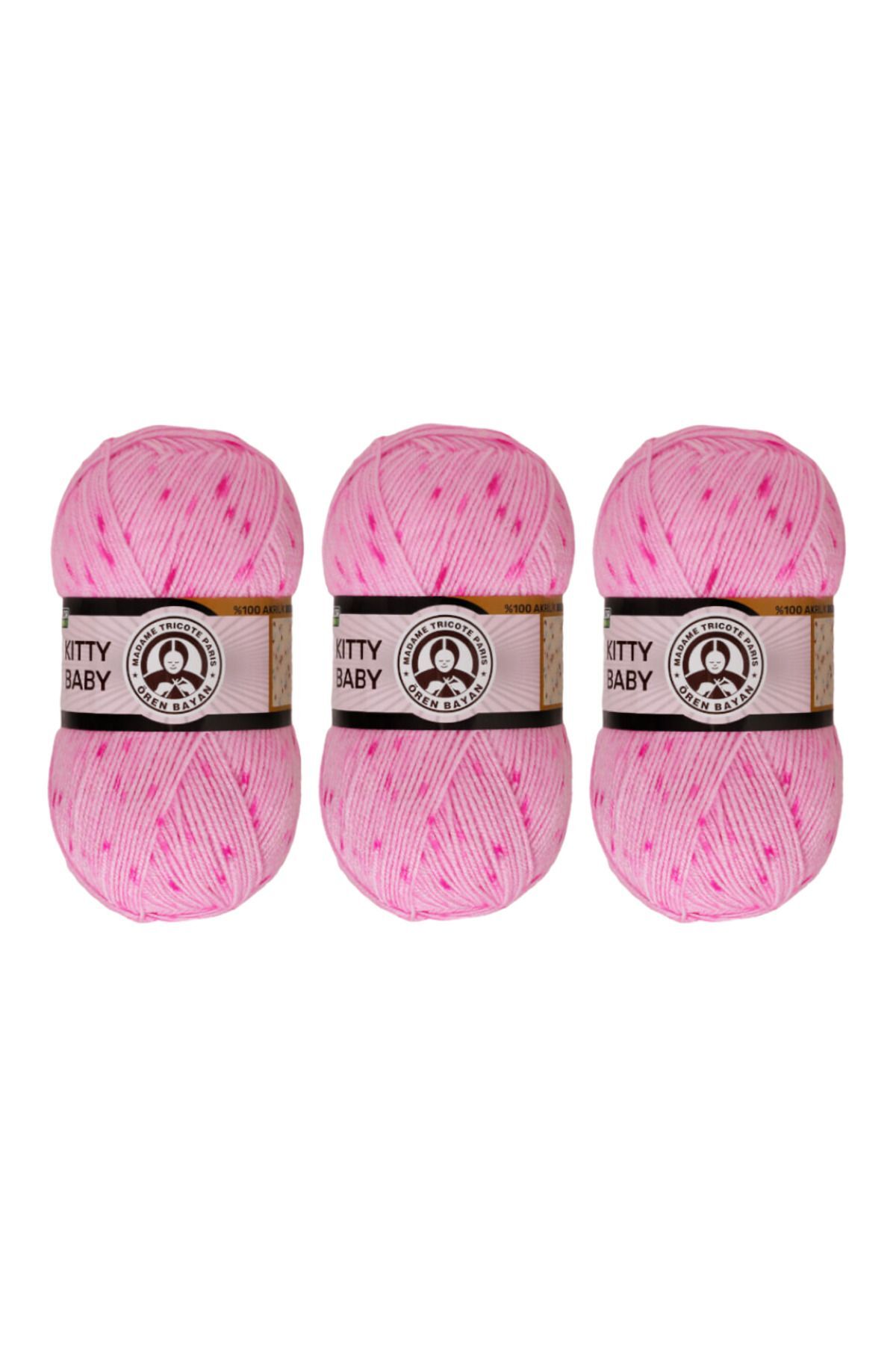 Ören Kitty Baby Knitting Rope 3 Pieces 378