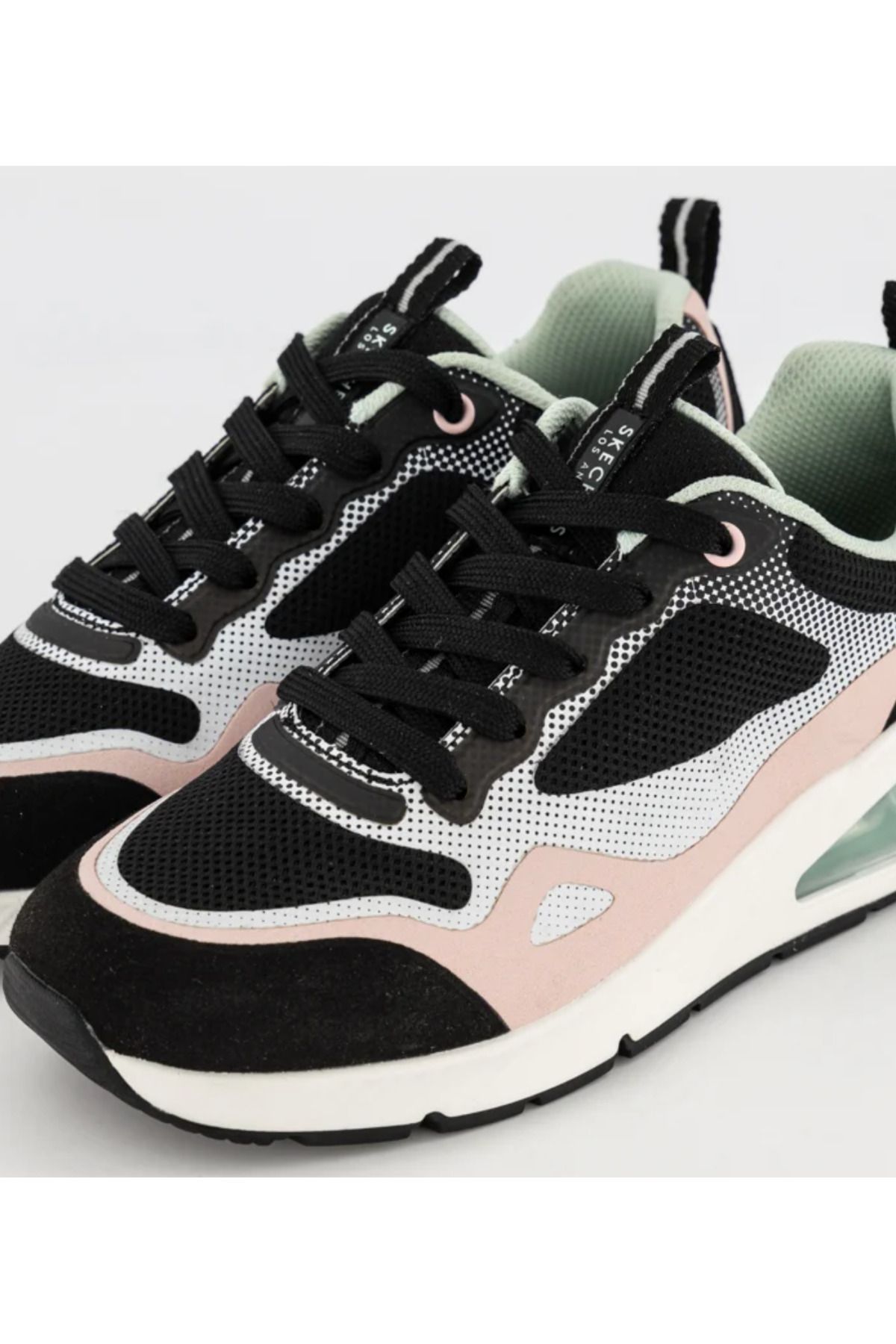 اسنیکر مشکی زنانه کفش ورزشی UNO 2 RUNABUT 155638 BKMT Skechers