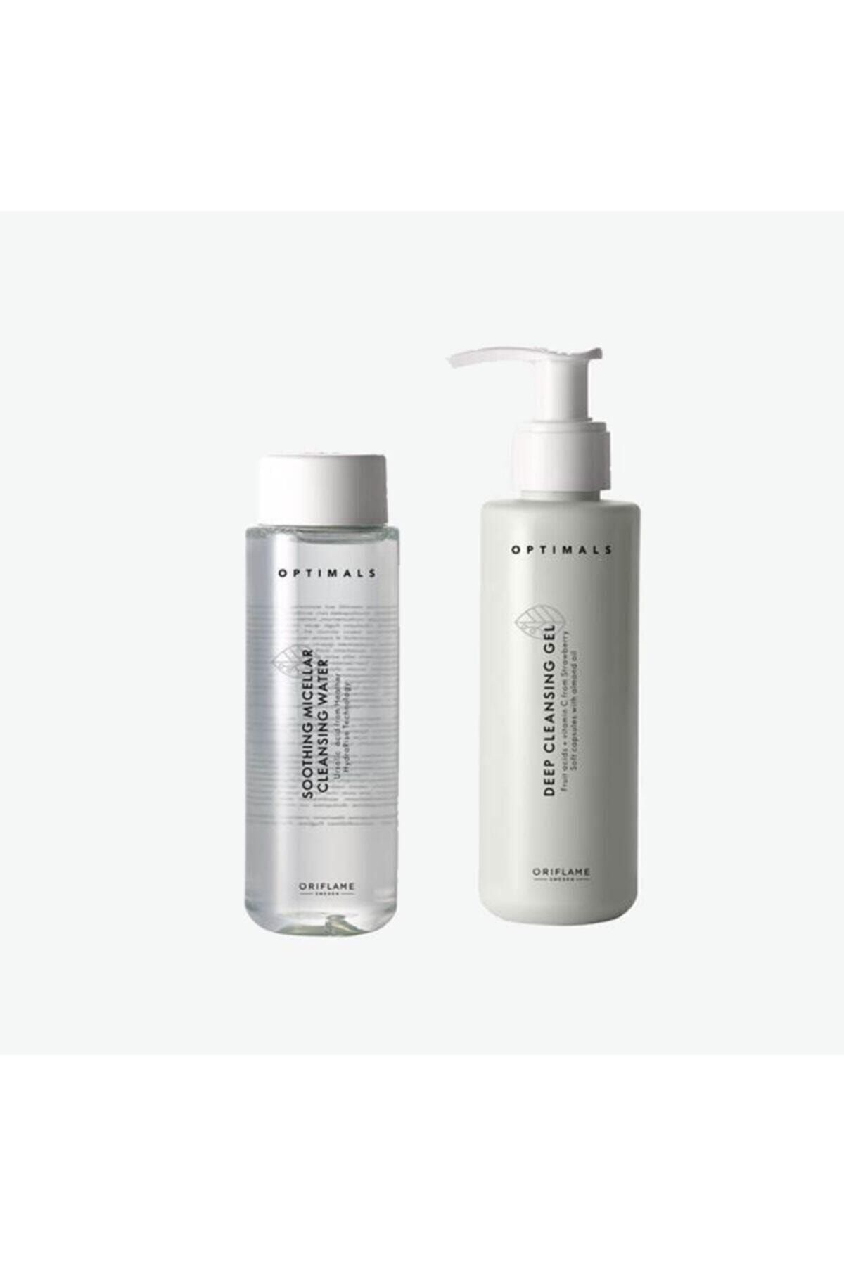 Oriflame-Optimals Deep Cleansing Gel + Soothing Micellar Cleansing Water 1