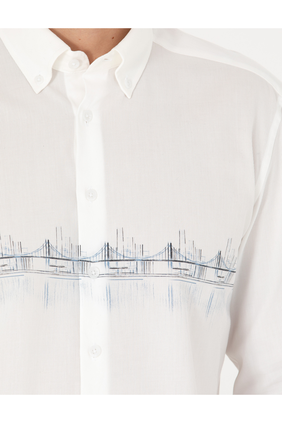 پیراهن مردانه پیر کاردین | 50274037-VR032 Pierre Cardin - Image 7