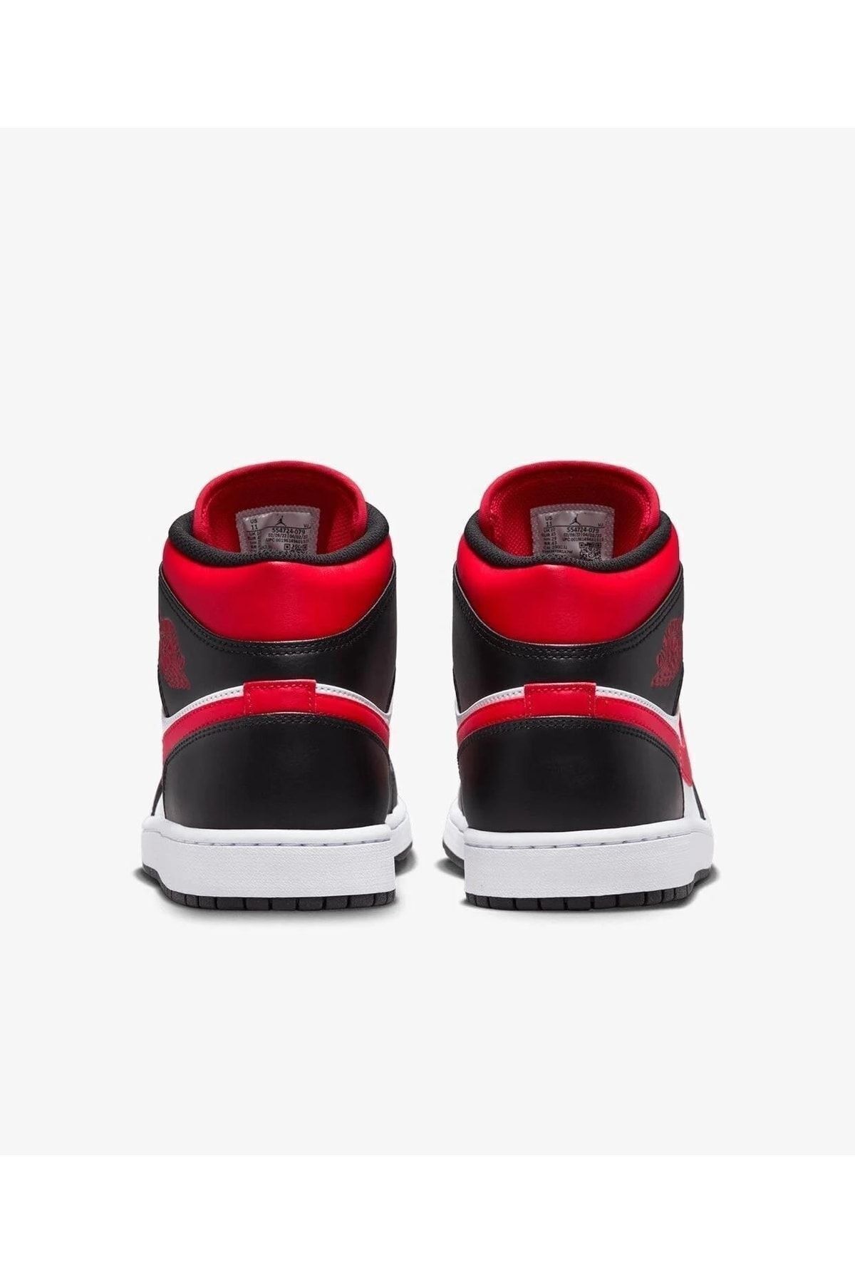 Air jordan 1 mid black/university red-white clearance