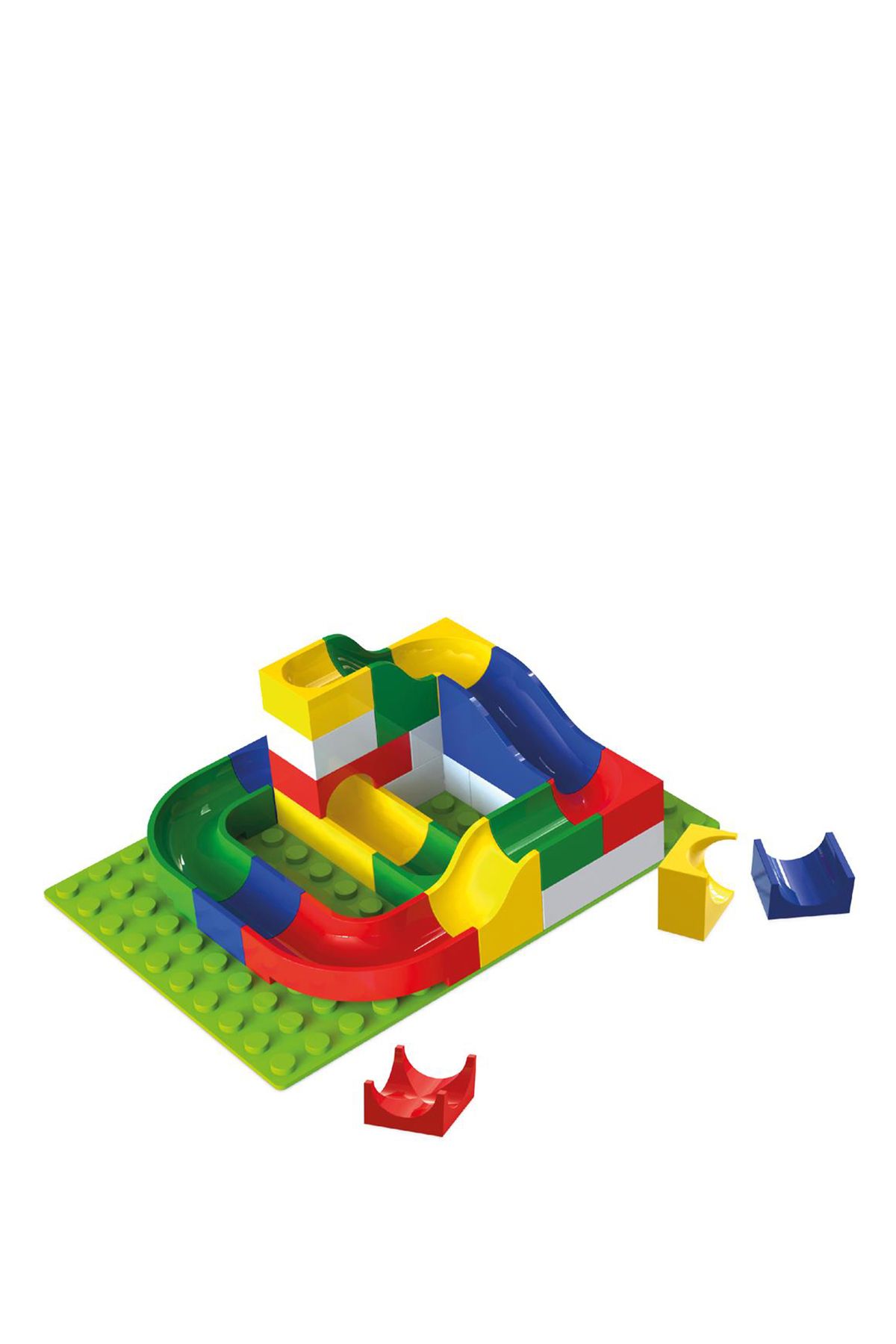 Hubelino-420169 Marble Run Mini Block - 45 Pieces Building Toy 4
