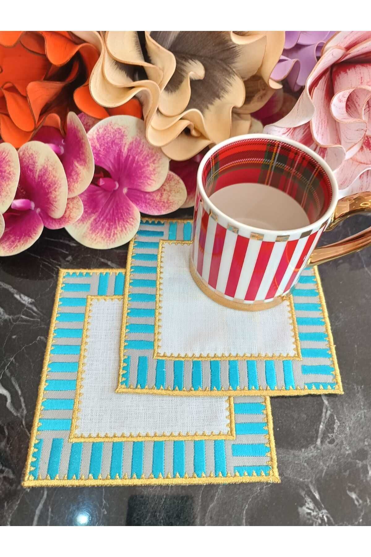 pip studio  desenli kahve yanı ve kokteyl peçetesi 2 adet