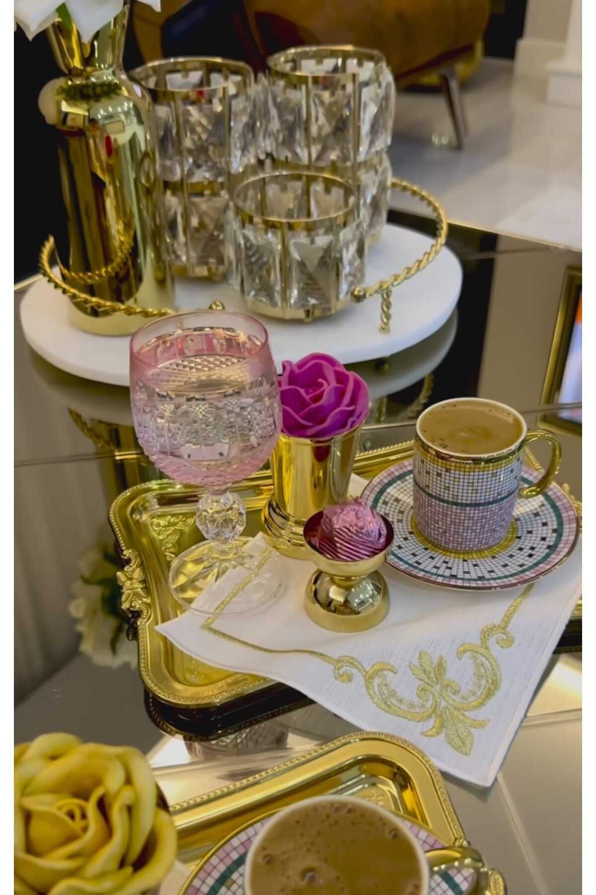 Mihrimah Modeli 6li Sunum Ve Kokteyl Peçetesi
