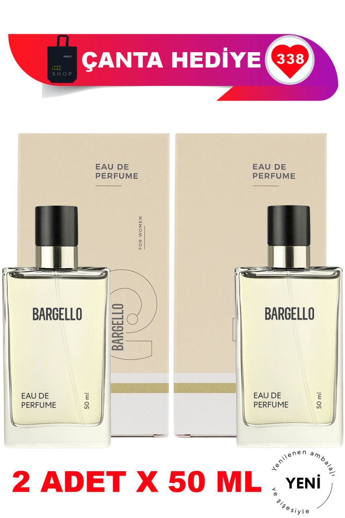 عطر زنانه 338 Oriental EDP 2 Pieces x 50 ML Bargello
