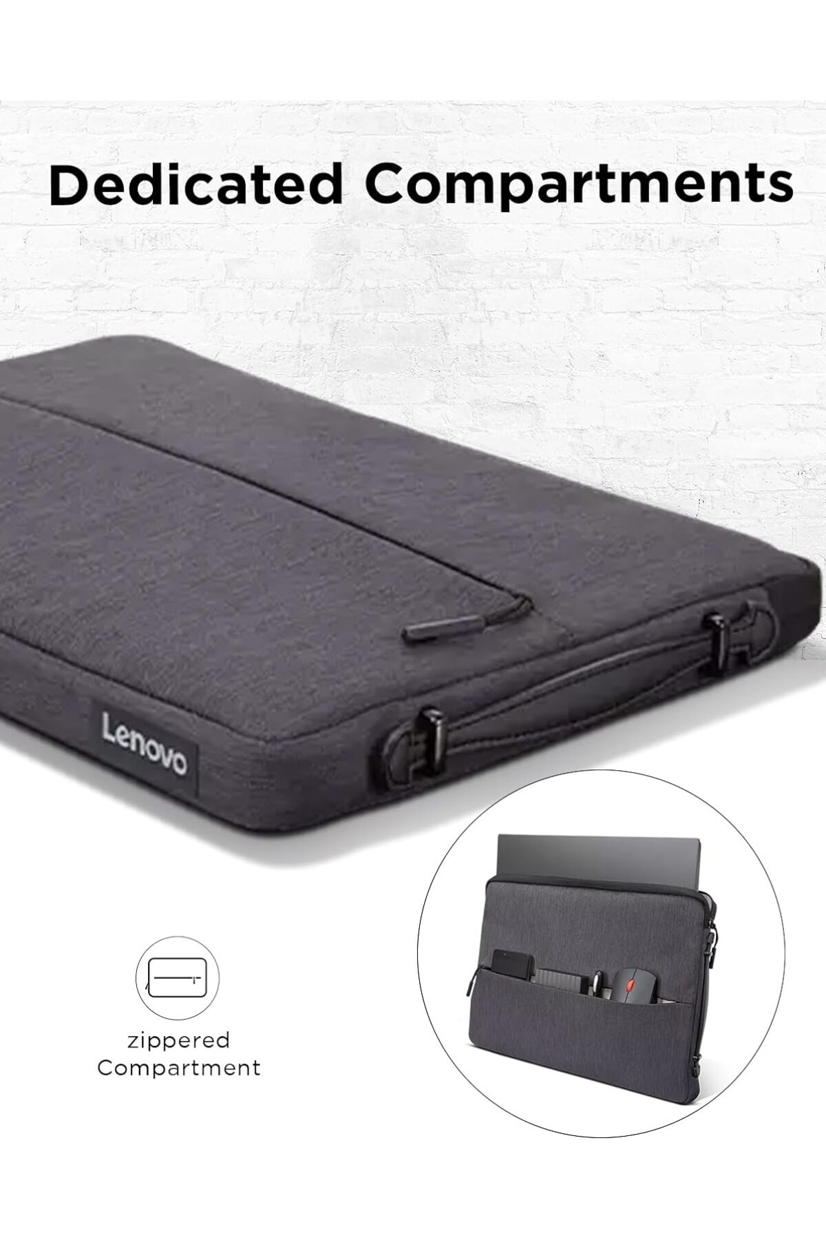 کیف LENOVO لپ‌تاپ Urban Sleeve 15.6 اینچی Gx40z50942 اورجینال - تصویر 6