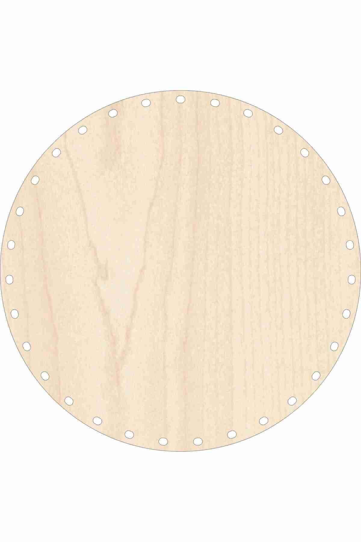 SUN LAZER Rattan Örgü Taban Plakası Yuvarlak 20x20 Banu 2 Adet