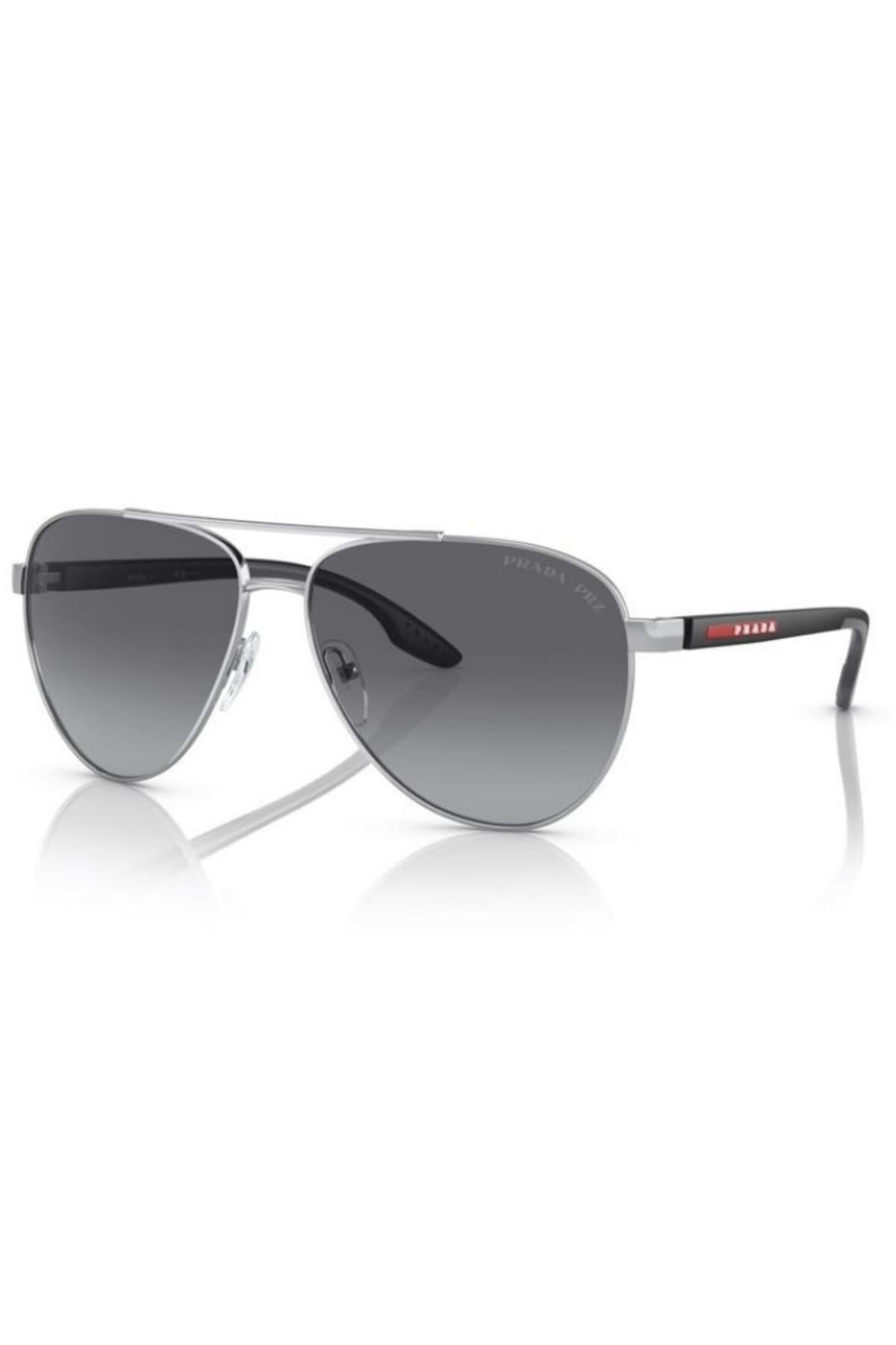 عینک آفتابی یونیسکس پرادا 0ps 52ys 1bc006g61 Prada Linea Rossa