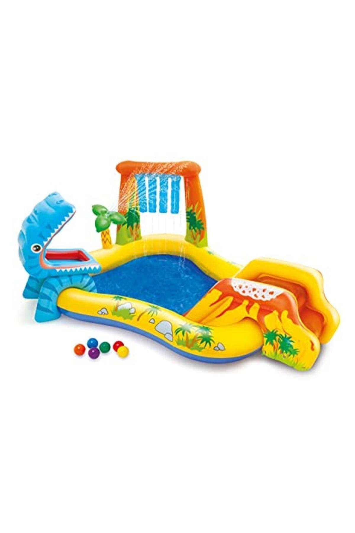 Intex 57444Np Inflatable Water Play Center Dinosaur, 98 X 75 X