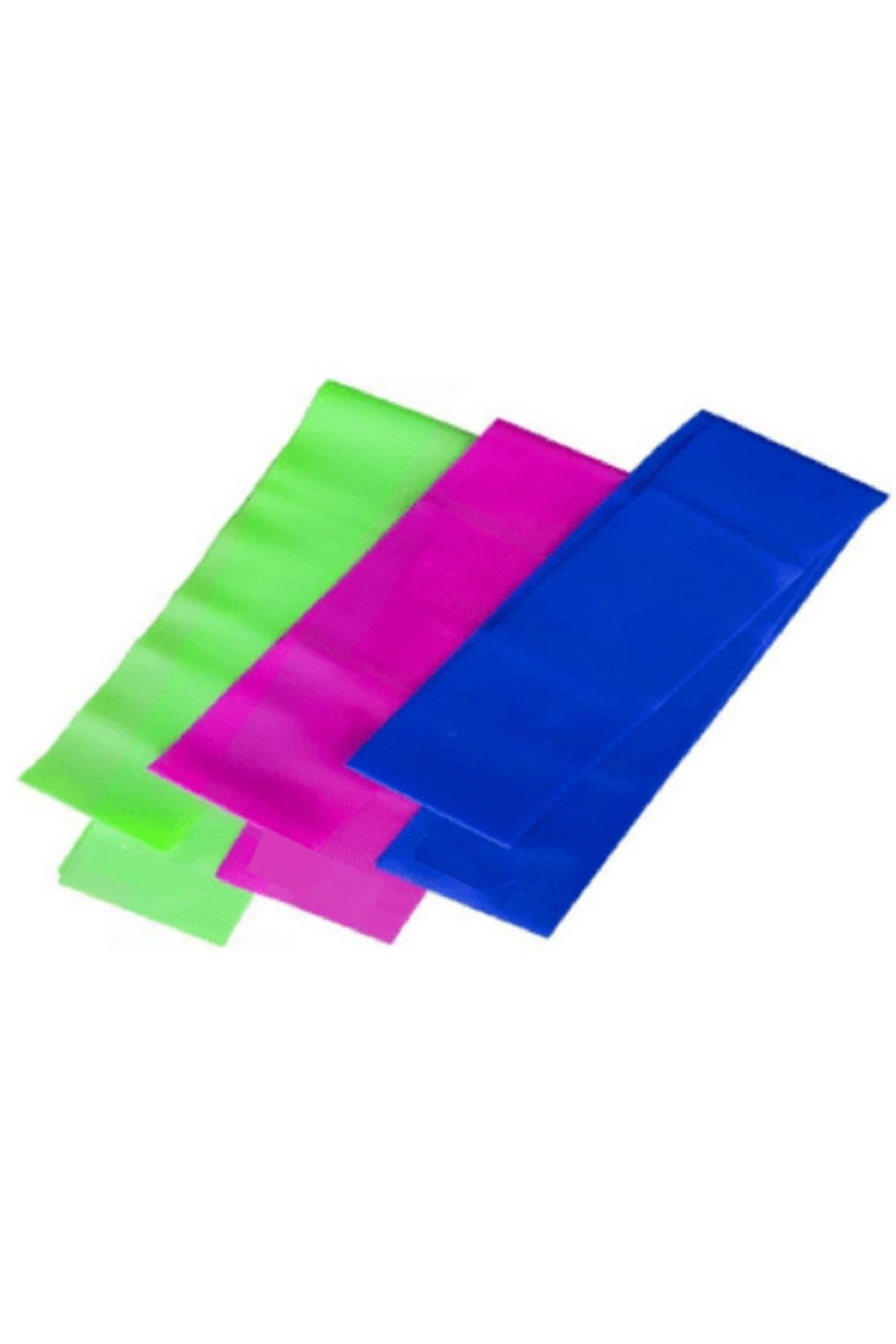 3 Adet Pilates Bandı (hafif Orta Sert) Gerdirme Sağlık Bandı 90 X 7,5 Cm