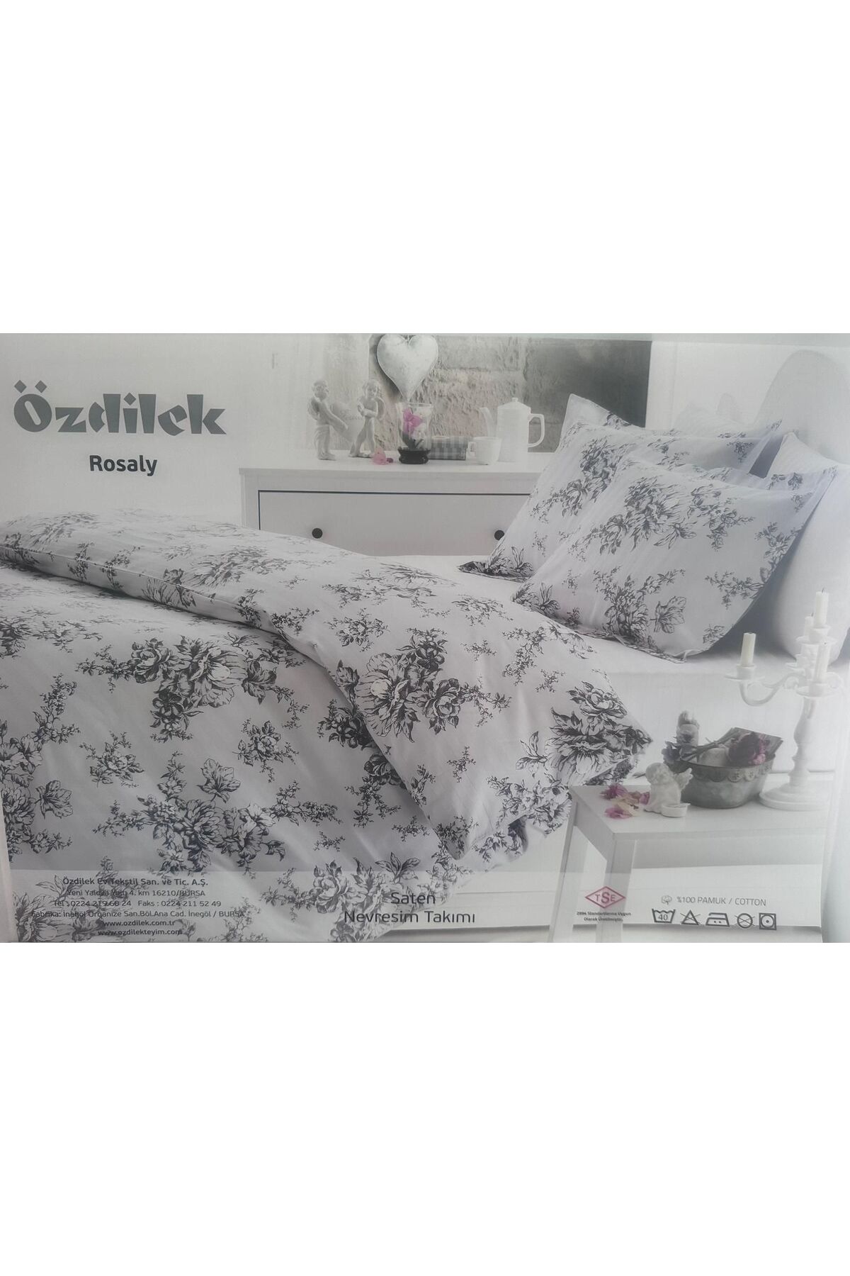 سرویس روتختی  خاکستری ازدیلکÖzdilek | 8.69735E+12 اورجینال - تصویر 2