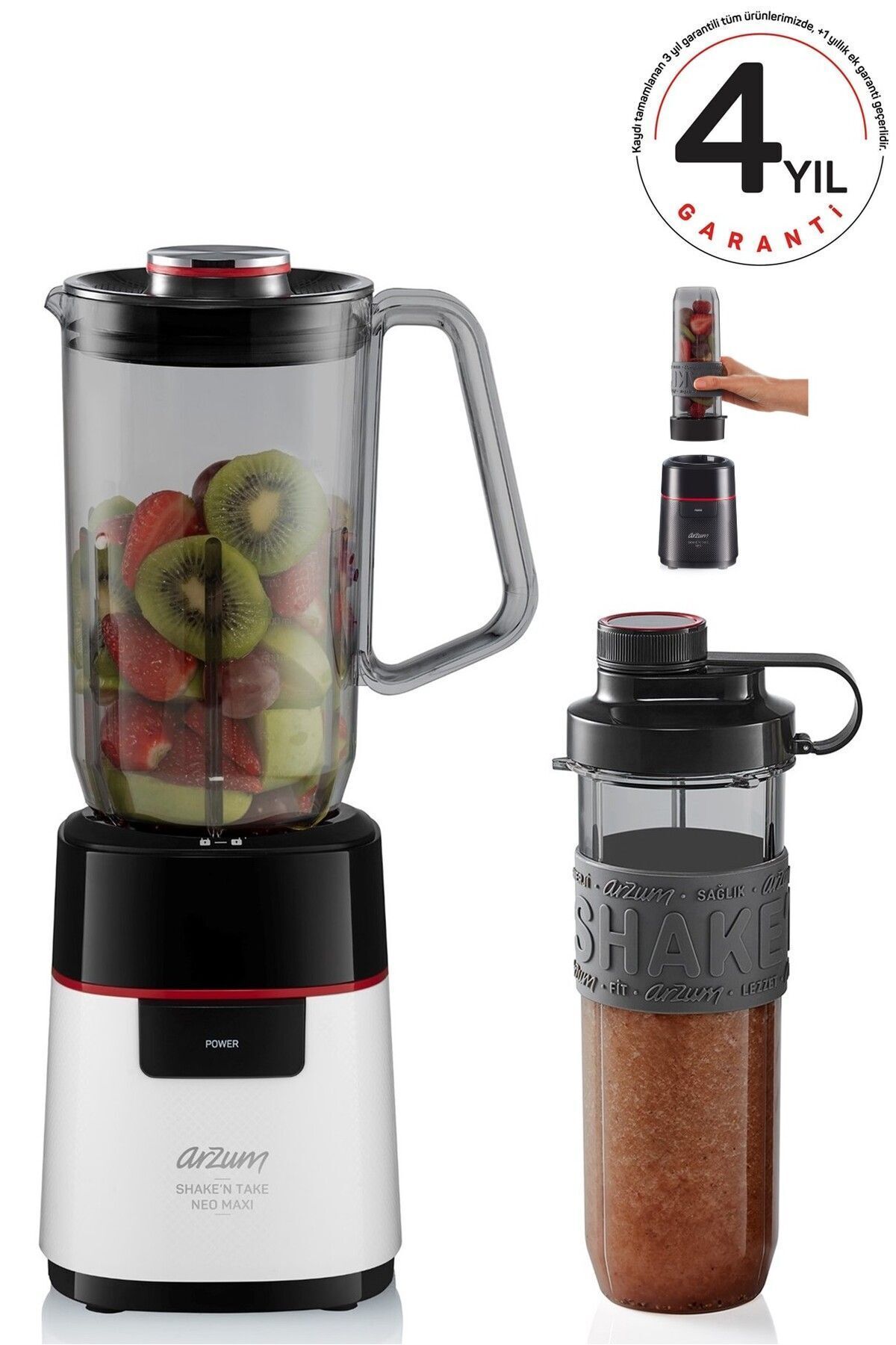 Arzum Ar1174b Shake'n Take Neo Maxi Kişisel Smoothie Sürahi Blender