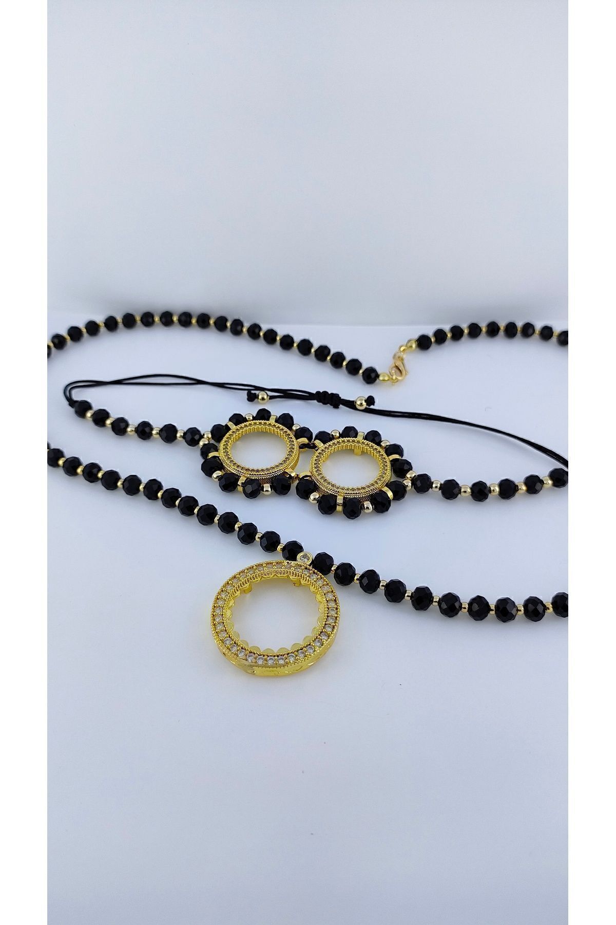 elisitakistory Yarıım Uyumlu Kolye Ceyrek Uyumlu Bileklik Takım