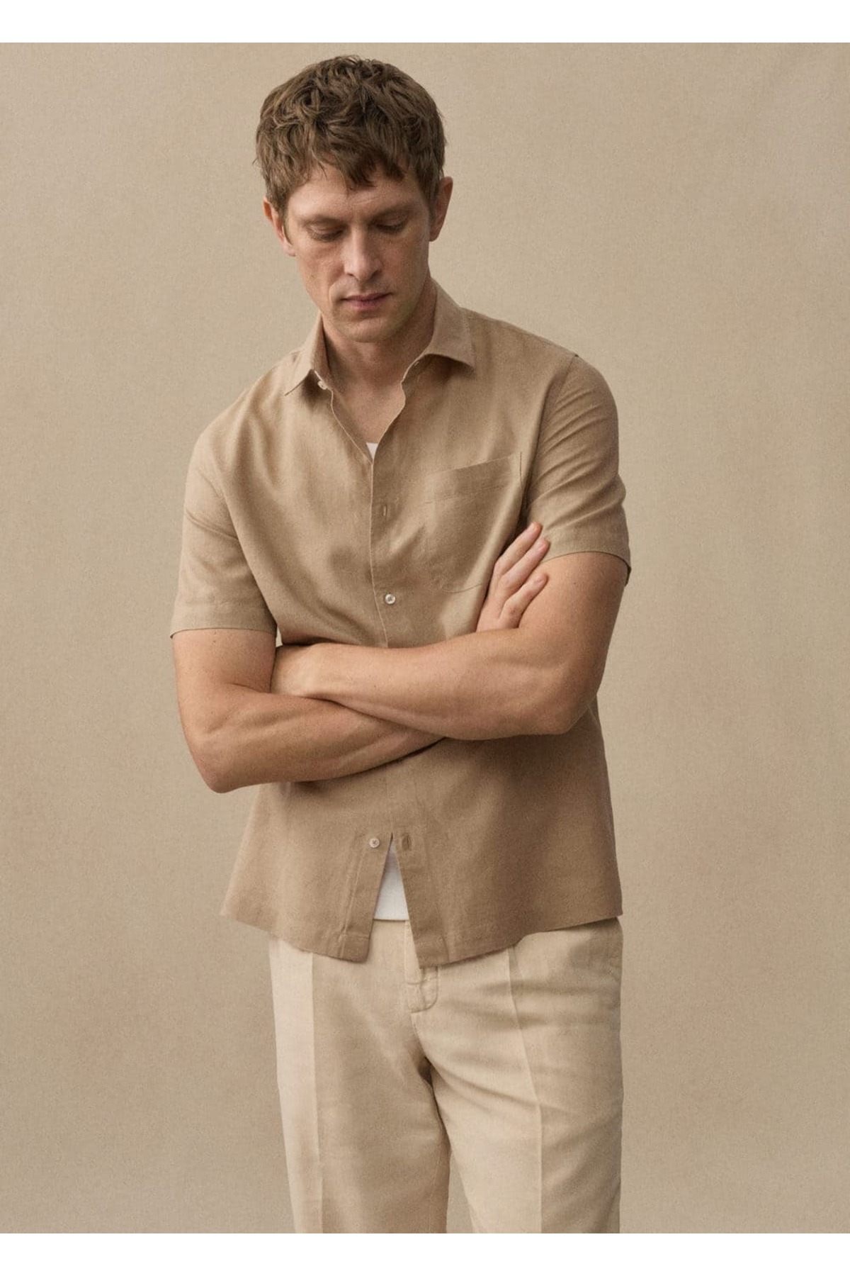 پیراهن مردانه مانگو | 67087682 MANGO Man - Image 6