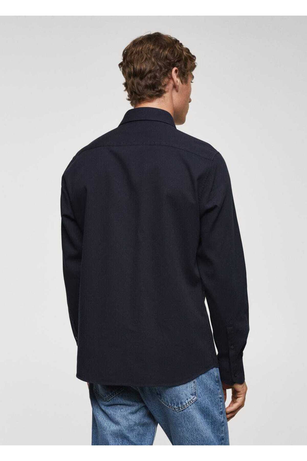 پیراهن مردانه مانگو | 67040636 MANGO Man - Image 4